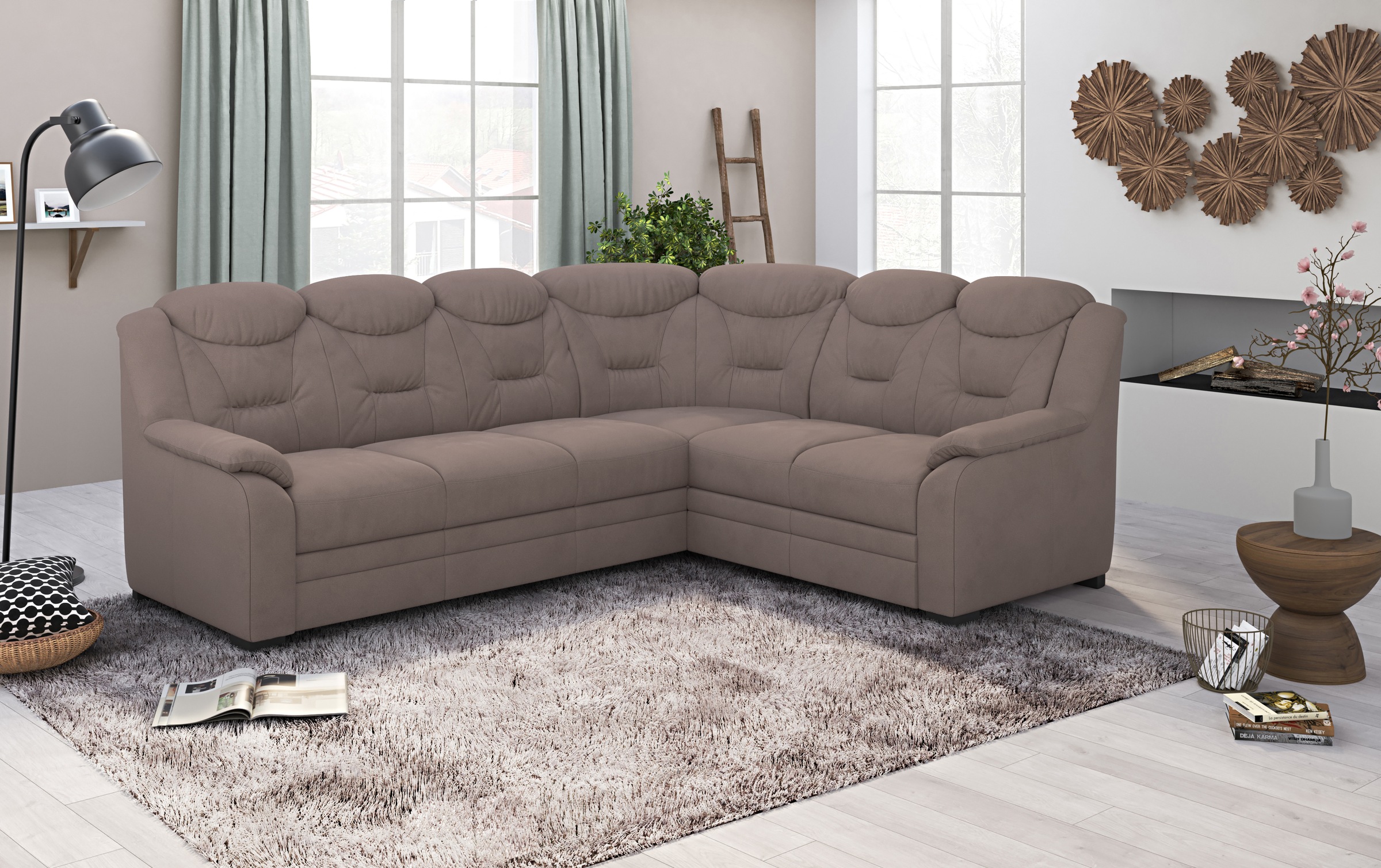 COTTA Ecksofa "Marcus L-Form", wahlweise mit Bettfunktion & Stauraum günstig online kaufen