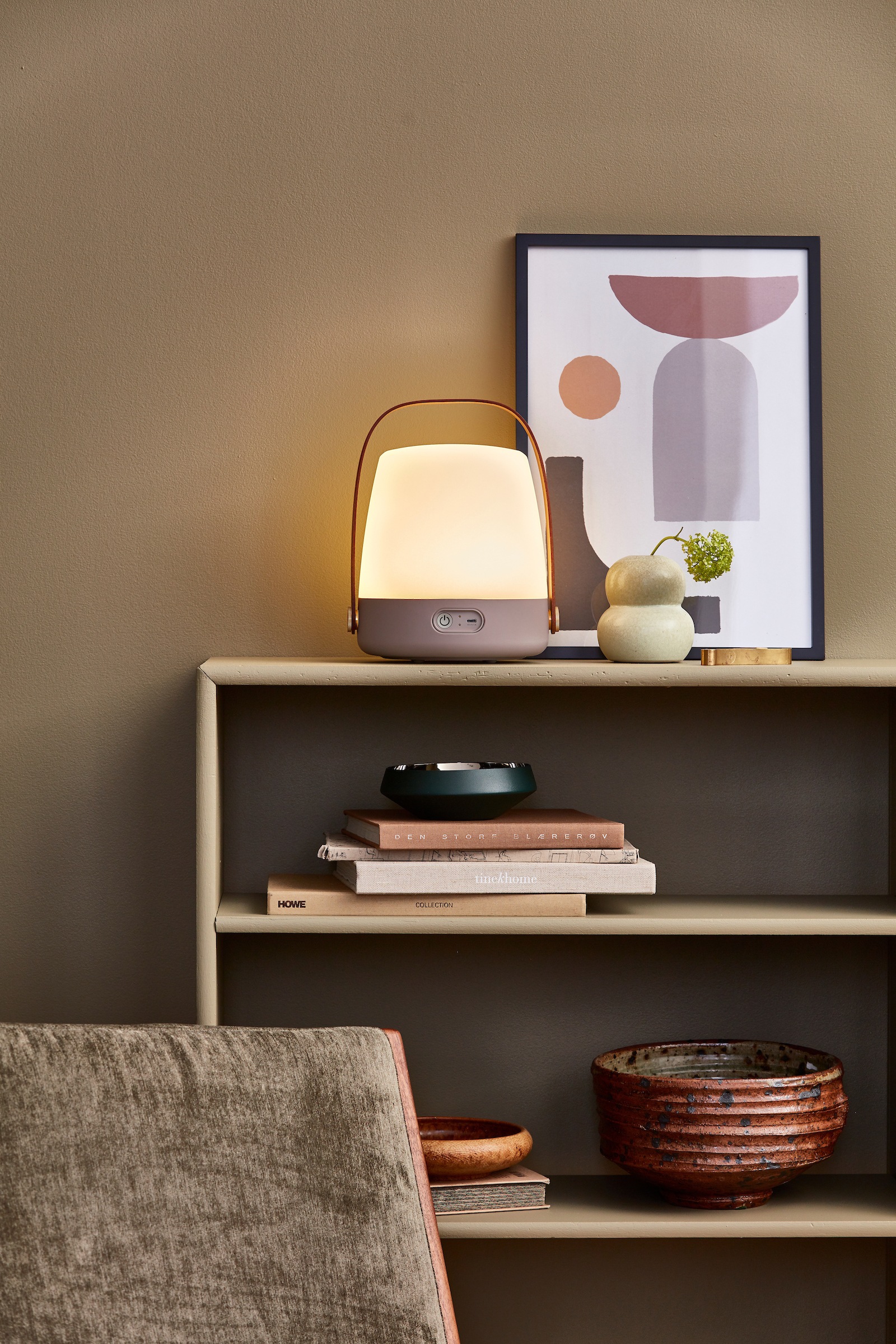 kooduu LED Tischleuchte »Lite-up«, Leuchtmittel LED-Board | LED fest integriert, warmweiße, dimmbare Tischlampe im Hygge-Design