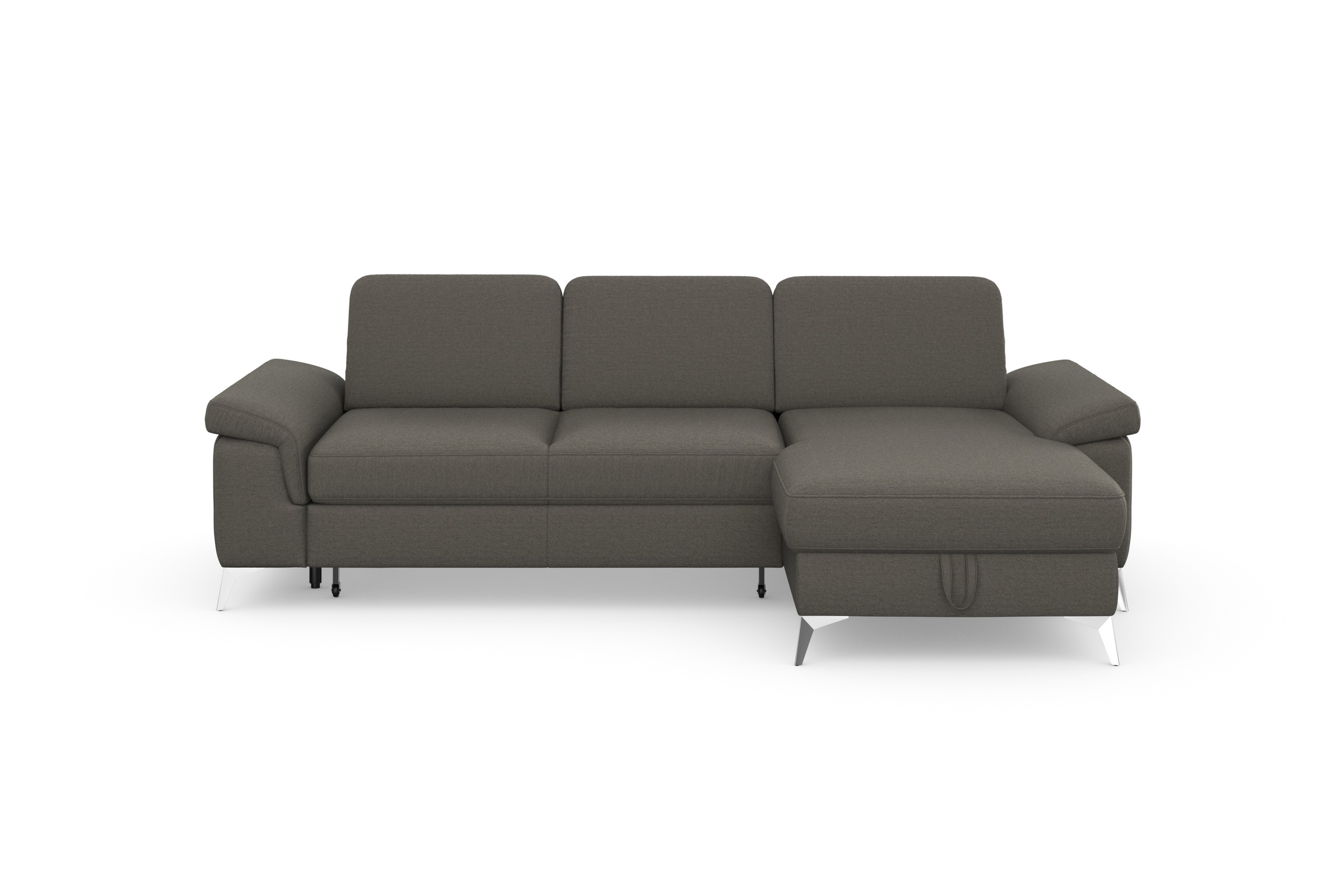 sit&more Ecksofa »Padua L-Form«, inklusive Sitztiefenverstellung, Armteilfunktion und Federkern