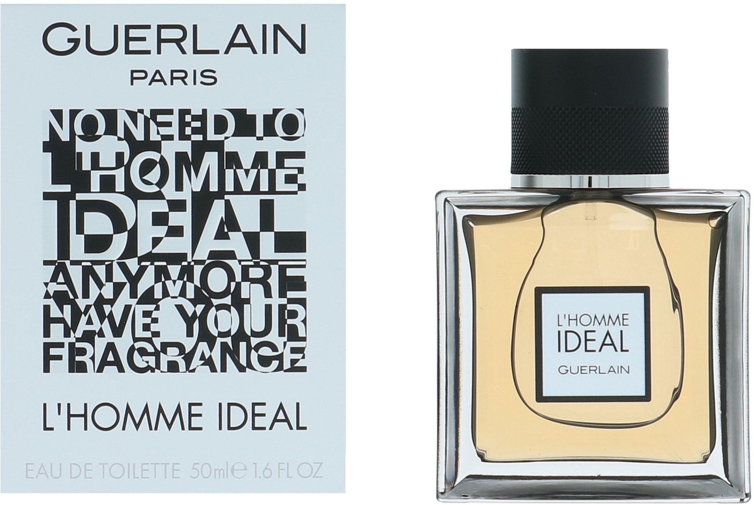 GUERLAIN Eau de Toilette »L' Homme Ideal«, Würziger Herrenduft mit Zitrus, Rosmarin, Amaretto-Note und Mandeln.