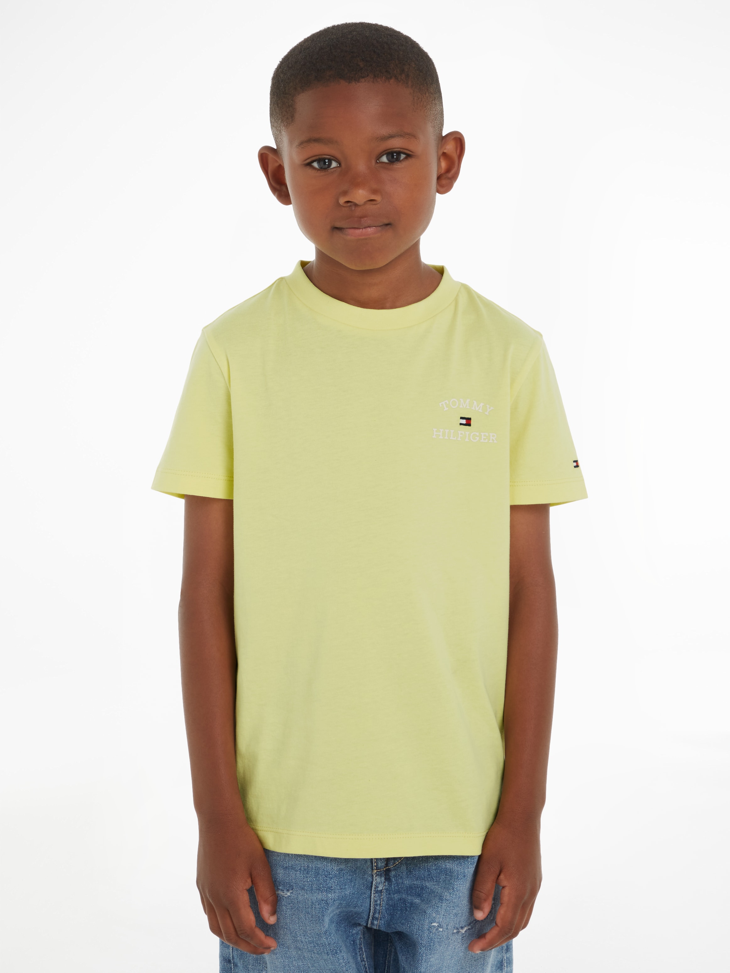 Tommy Hilfiger T-Shirt »TH LOGO TEE S/S«, Kinder bis 16 Jahre online  bestellen