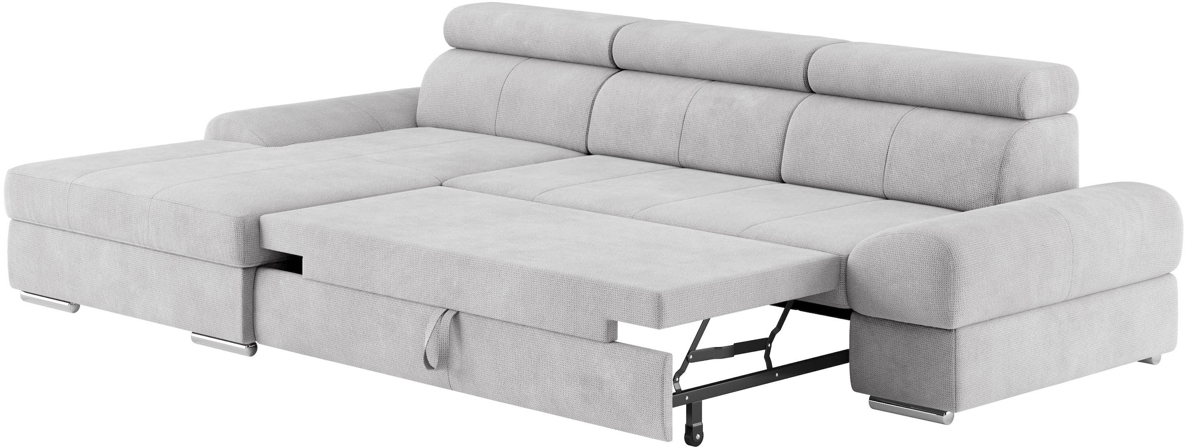 sit&more Ecksofa »Broadway L-Form«, inklusive Kopfteilverstellung, wahlweise mit Bettfunktion