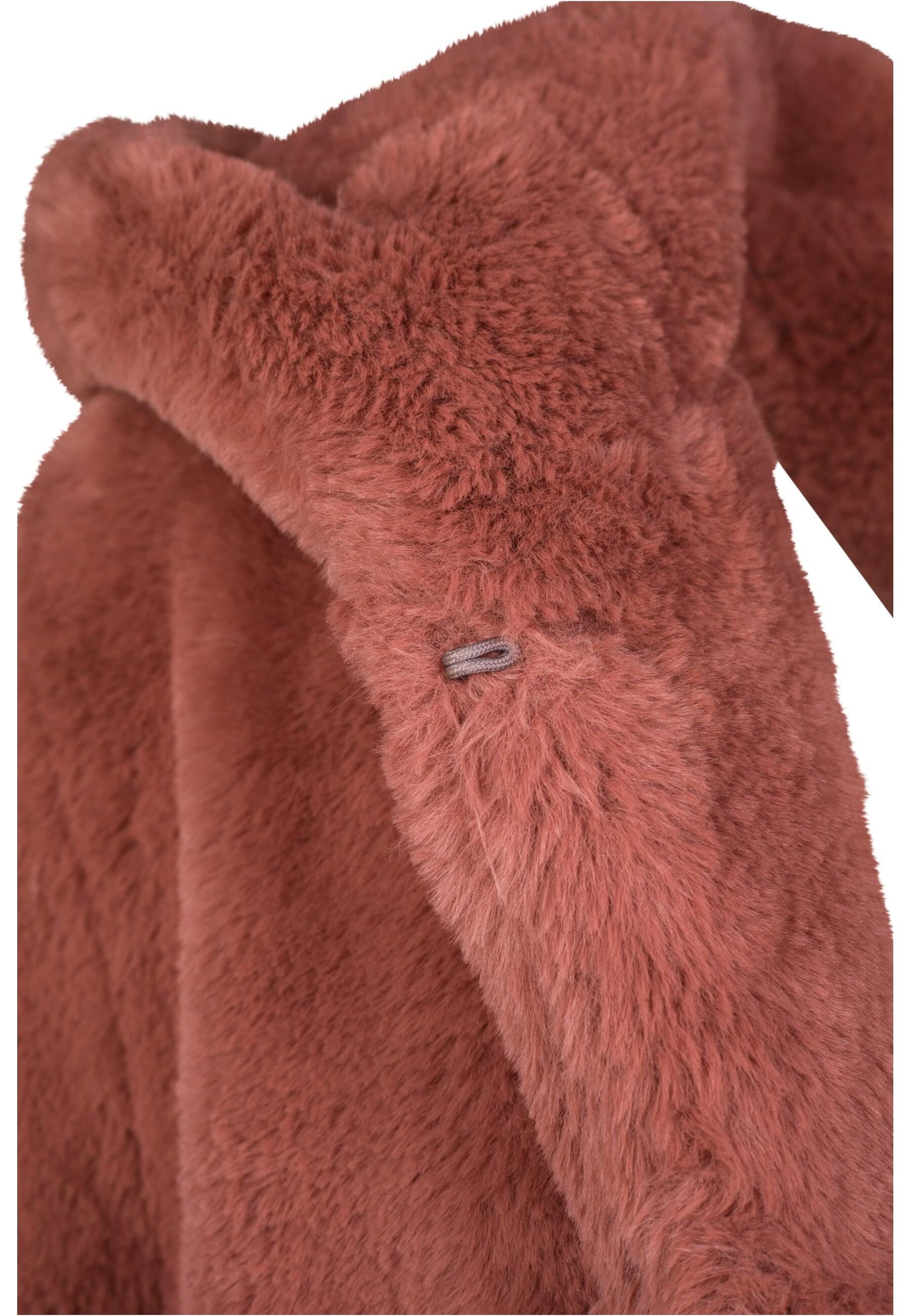 URBAN CLASSICS Parka »Urban Classics Damen Ladies Hooded Teddy Coat« 1 Stk. tlg. ohne Kapuze