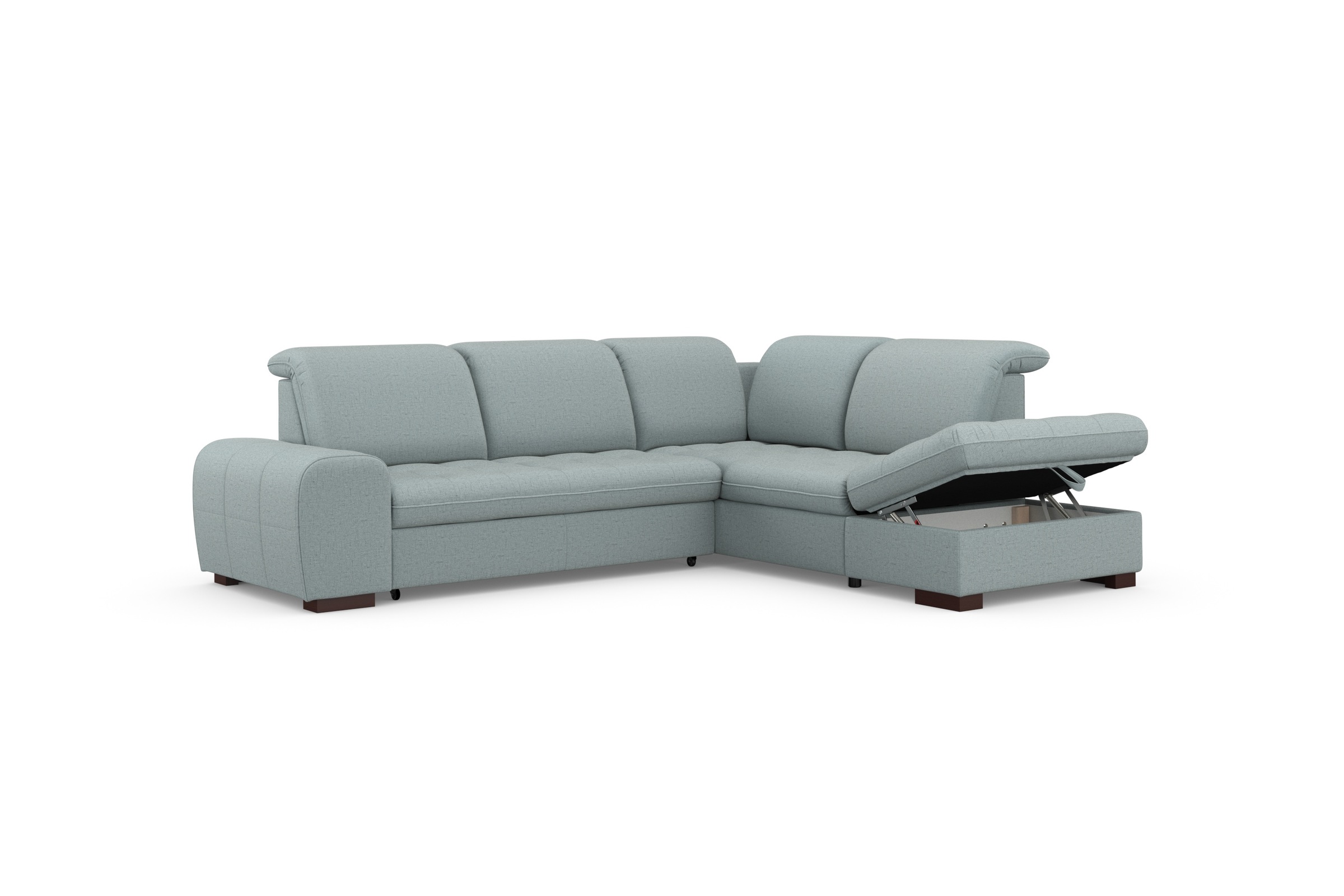 sit&more Ecksofa »Luxor L-Form«, wahlweise mit Bettfunktion, Stauraum und Kopfteilverstellung
