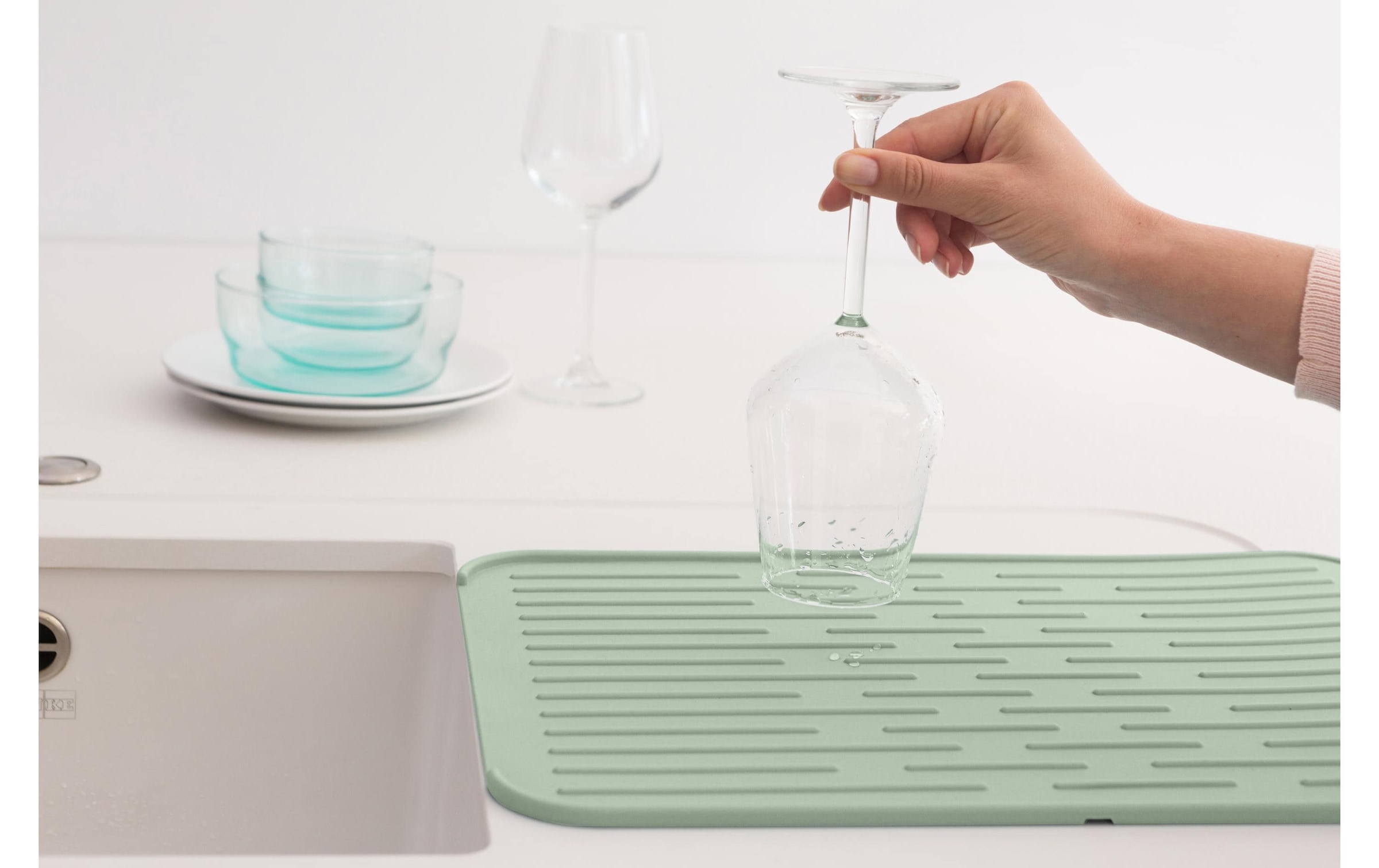 Brabantia Abtropfmatte »Jade Green«