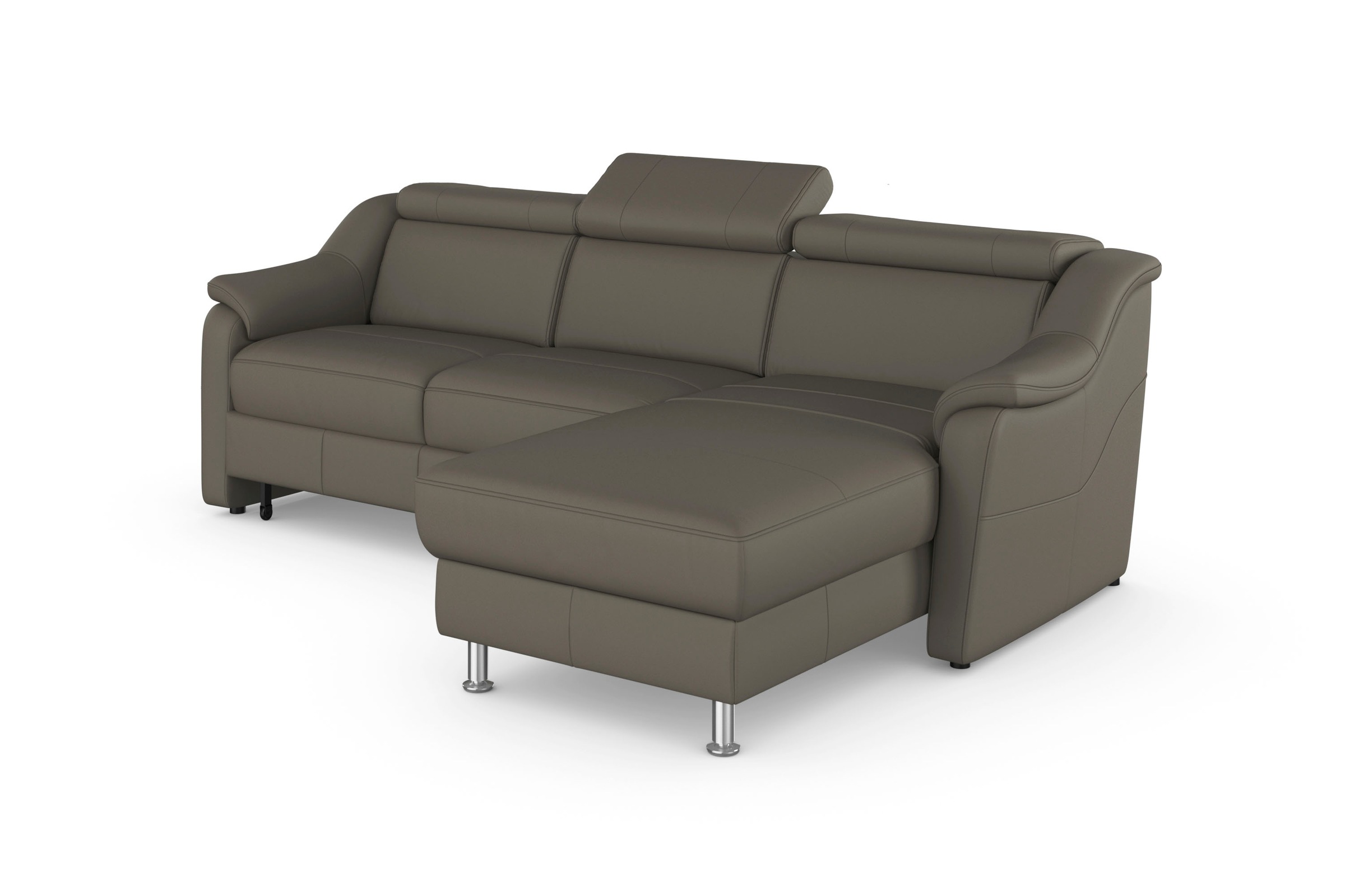 sit&more Ecksofa »Freetown L-Form«, inklusive Kopfteilverstellung und komfortablem Federkern