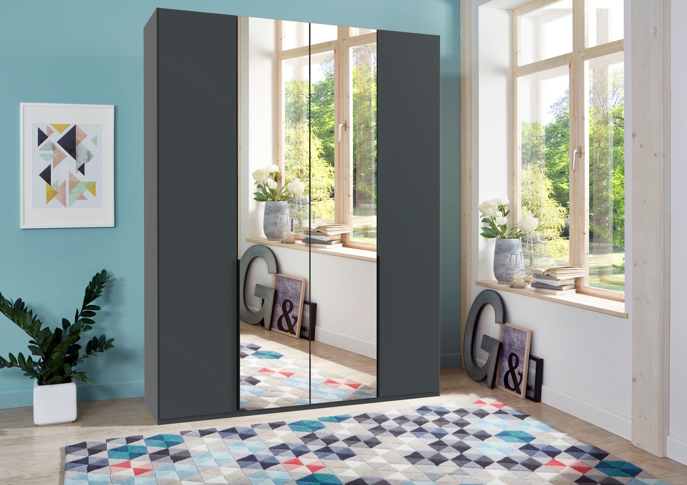 Wimex Kleiderschrank »Mugano,in 8 Breiten,3 Höhen,2 Tiefen, viele Farben, M günstig online kaufen