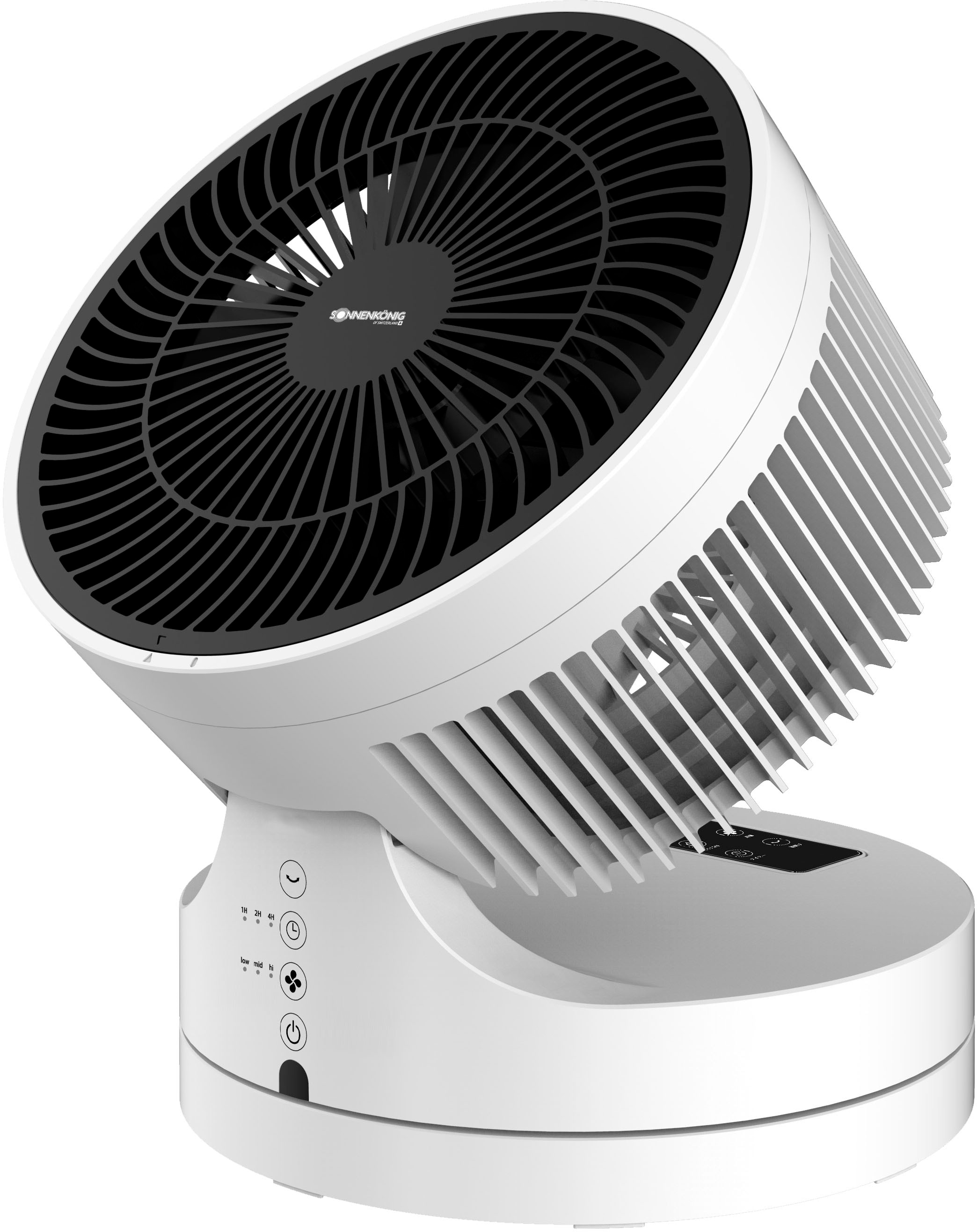 Sonnenkönig Tischventilator »Breez, Leistung 45W, 7h Timer, Fernbedienung, Oszillation,«, 3 Geschwindigkeitsmodi, eignet sich für alle Jahreszeiten