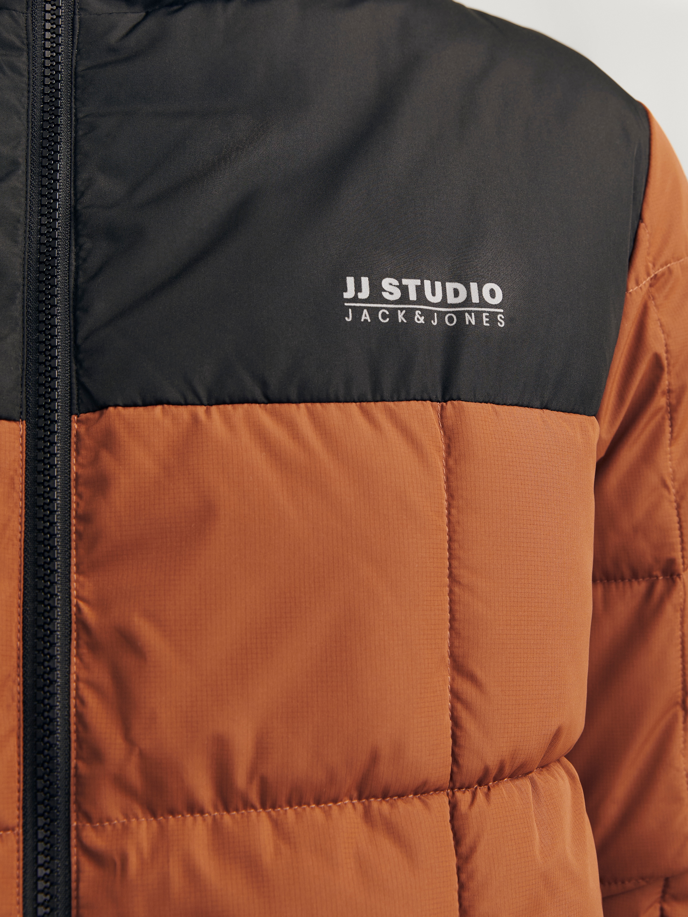 Jack & Jones Steppjacke »JJBEN SQUARE HOOD JACKET«, mit Kapuze