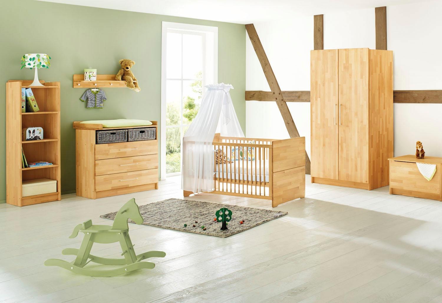 breit; St.), Babyzimmer-Komplettset kaufen Europe »Natura«, Made mit online Schrank in (Set, Pinolino® 3 Wickelkommode; Kinderbett, und