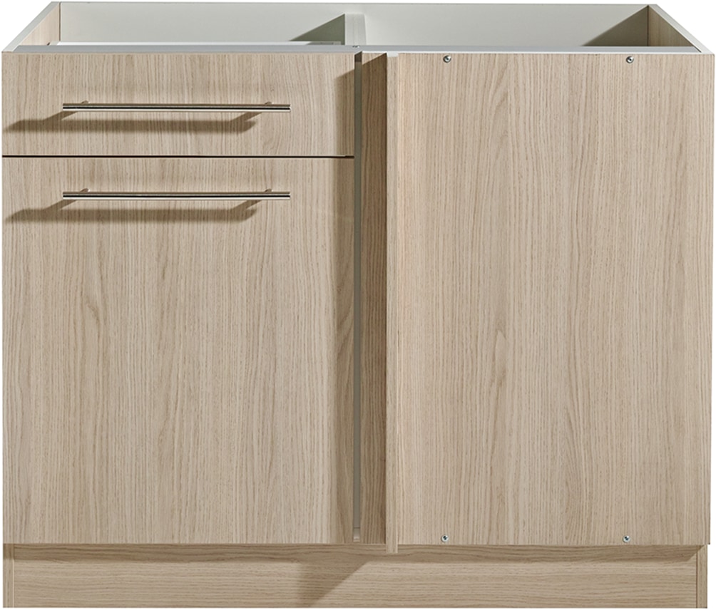 wiho Küchen Eckunterschrank »Filo« 100 cm breit, Planungsmaß 110 cm, ohne Arbeitsplatte