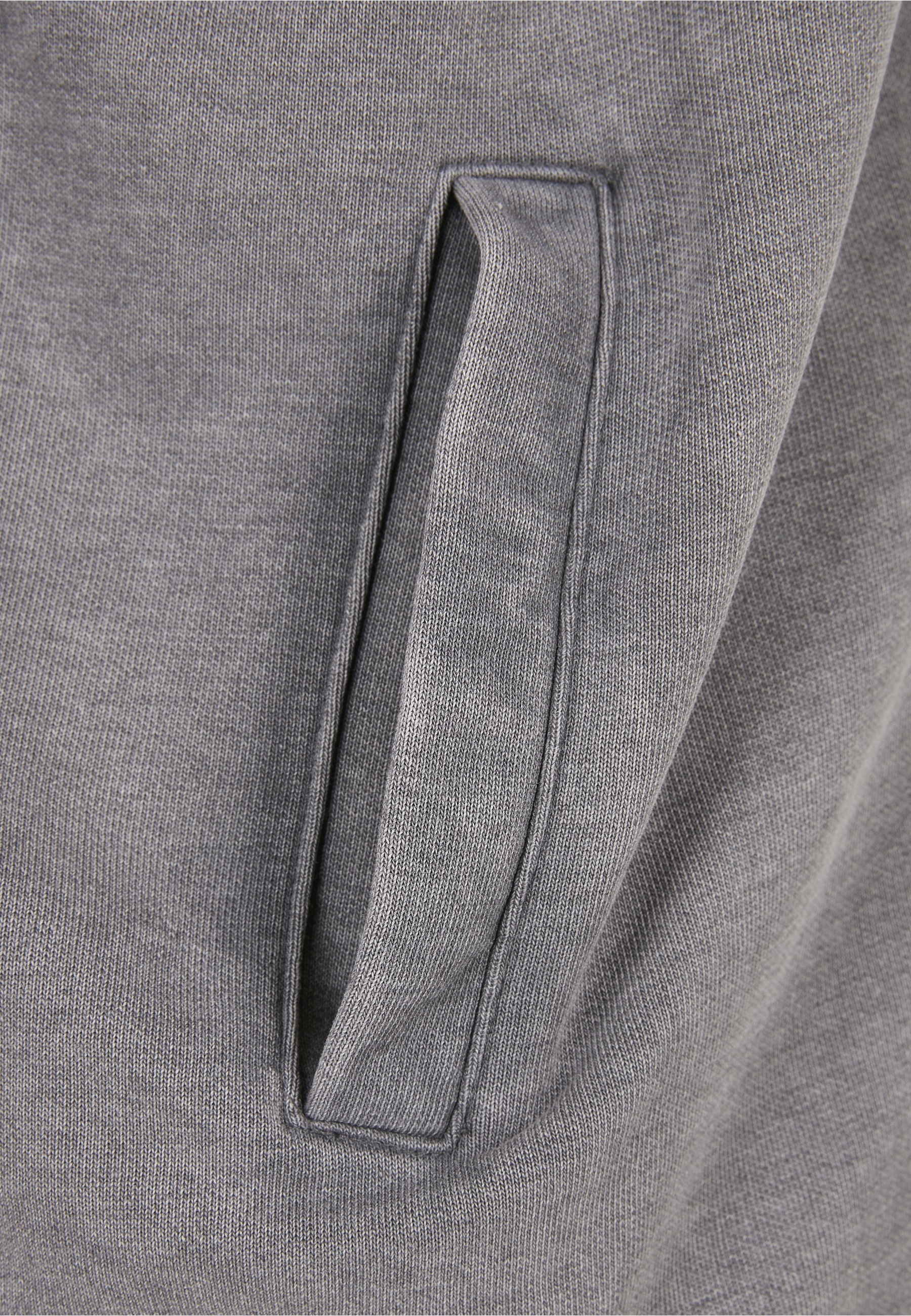 URBAN CLASSICS Bomberjacke »Urban Classics Herren Washed Sweat Bomber« 1 Stk. tlg. ohne Kapuze