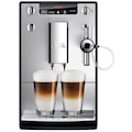 Melitta Kaffeevollautomat »Solo® & Perfect Milk E957-203, silber/schwarz«, Café crème&Espresso per One Touch, Milchsch&heiße Milch per Drehregler
