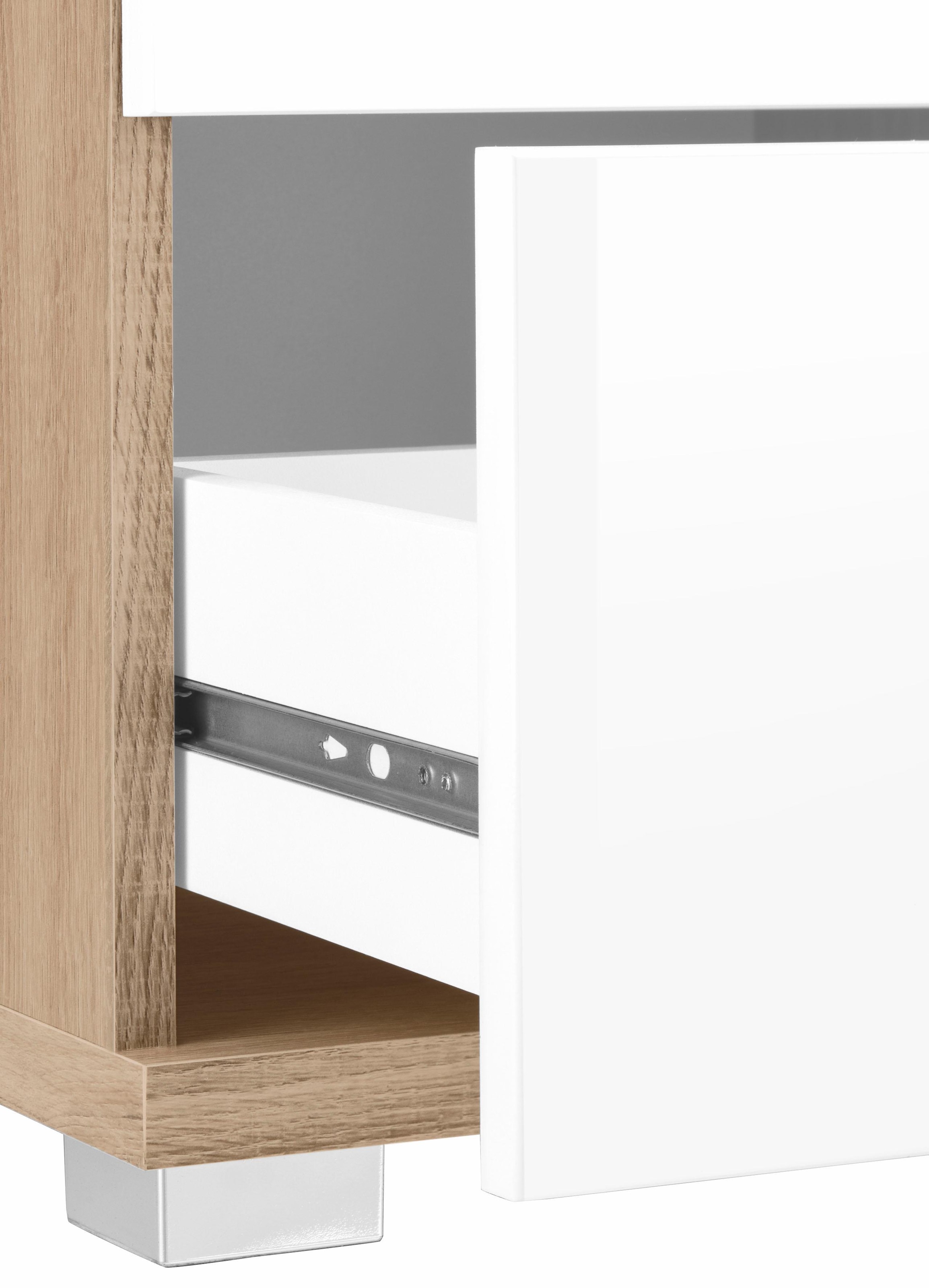 Homexperts Unterschrank »Nusa«, Breite 35 cm, Badezimmerschrank mit Metallgriffen, 3 Schubladen
