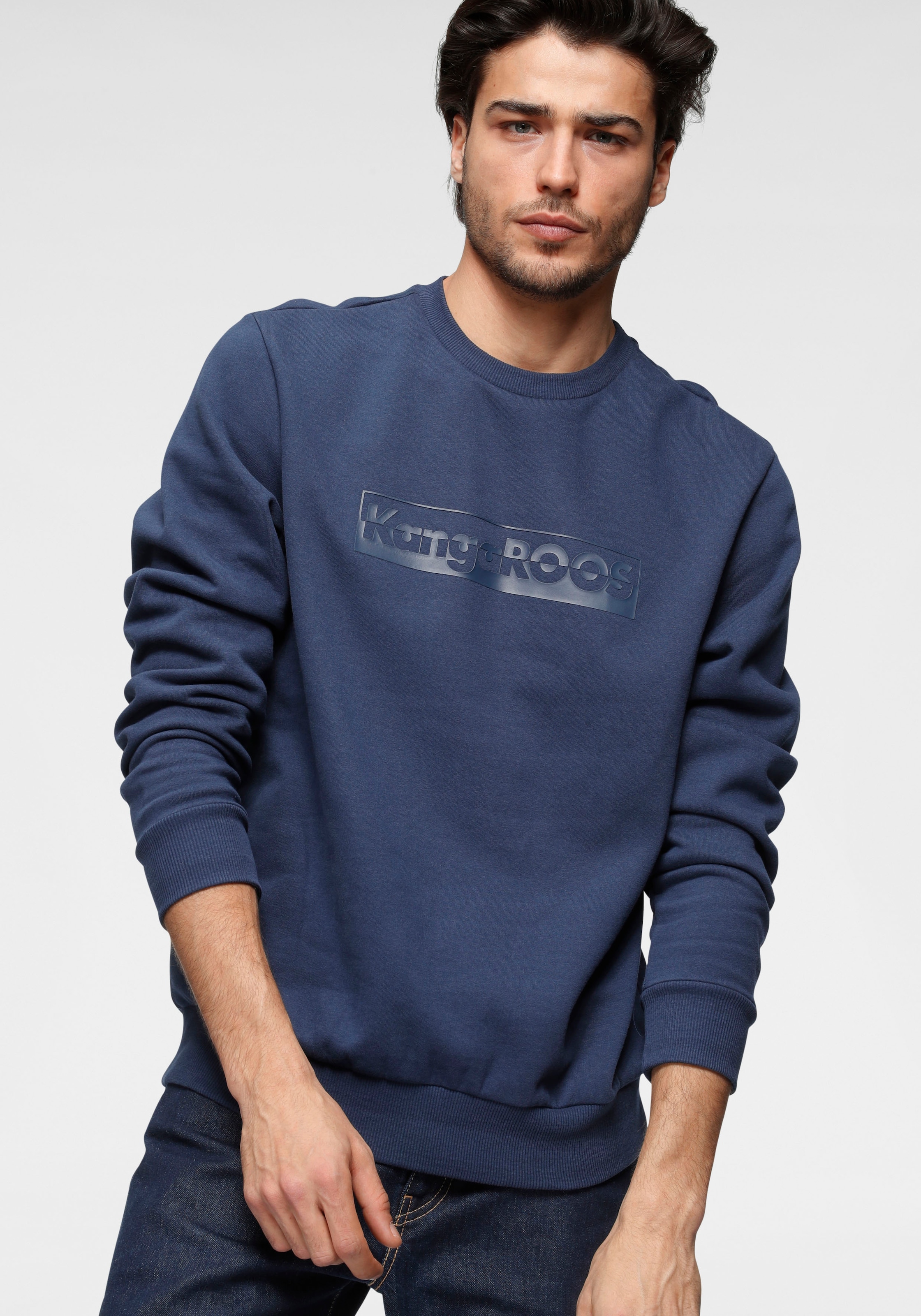 KangaROOS Sweatshirt, mit Logofrontprint großem
