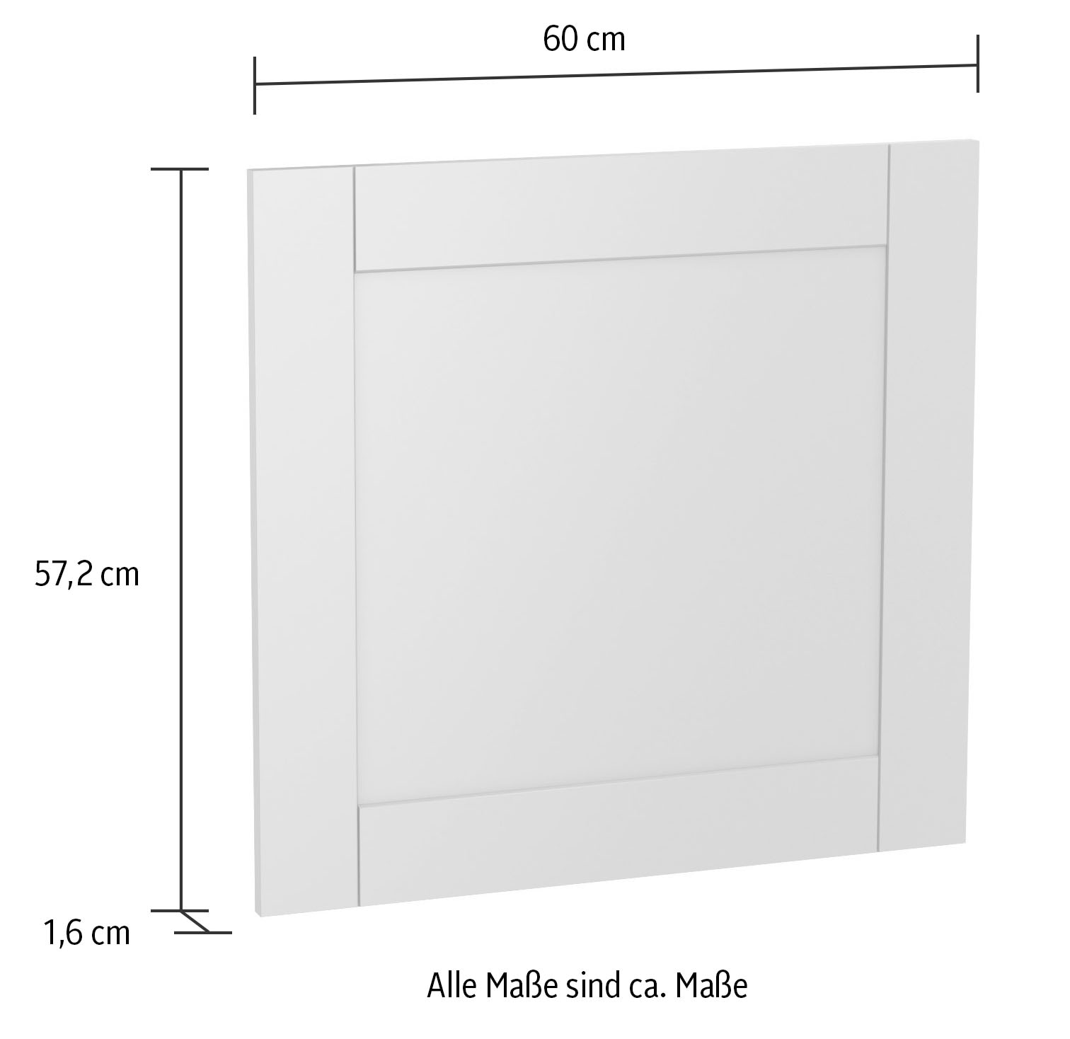 KOCHSTATION Frontblende »KS-Ahus« Breite 60 cm