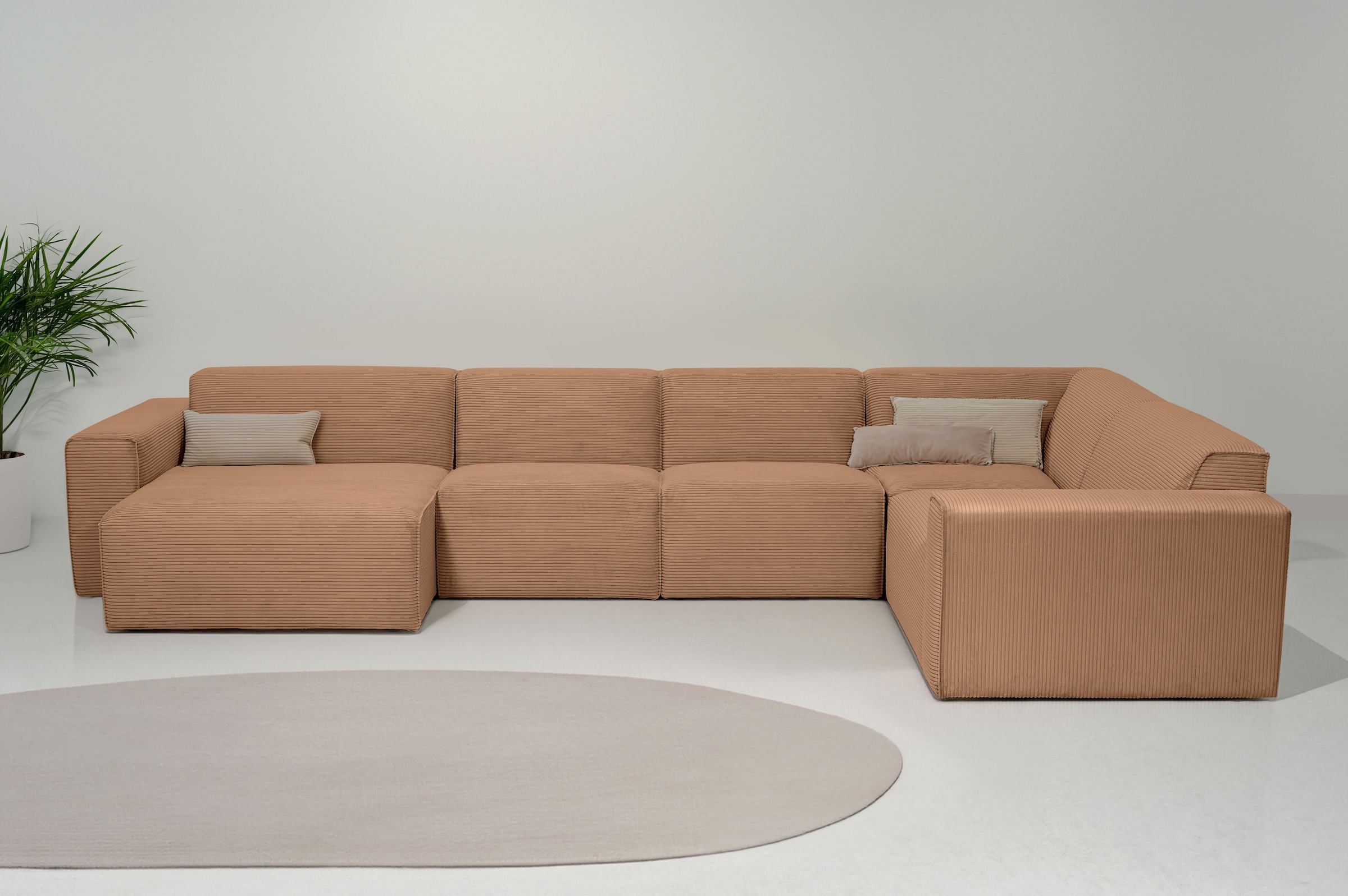 OTTO home Wohnlandschaft »Clayton« in einem trendigen Cord-Bezug, verschied günstig online kaufen