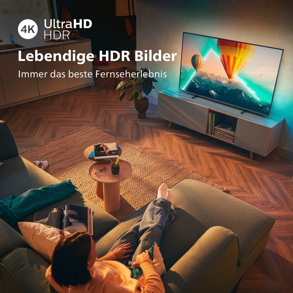 Philips LED-Fernseher »43PUS8107/12«, 108 cm/43 Zoll, 4K Ultra HD, Smart-TV-Android TV