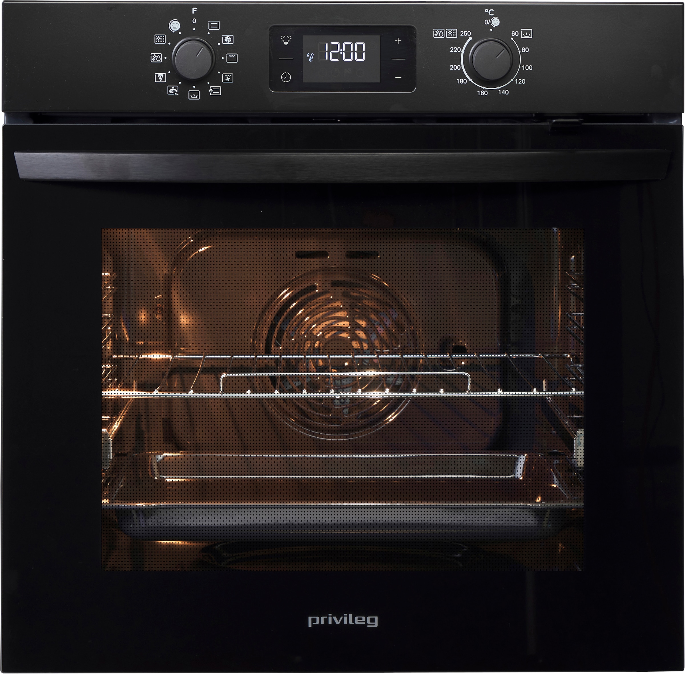 Privileg Backofen-Set »PBA285PU1K« Set, 2 Stk. tlg. Hydrolyse & Pyrolyse - zwei Reinigungsfunktionen für jeden Bedarf