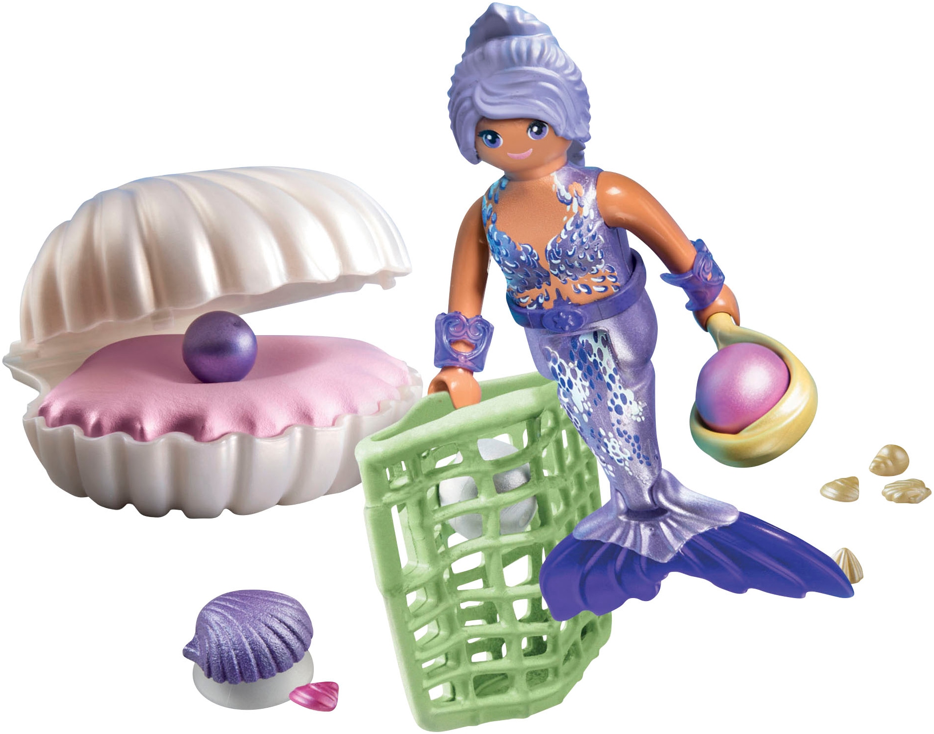 Playmobil® Konstruktions-Spielset »Meerjungfrau mit Perlmuschel (71502), Princess Magic«, (20 St.), Made in Europe