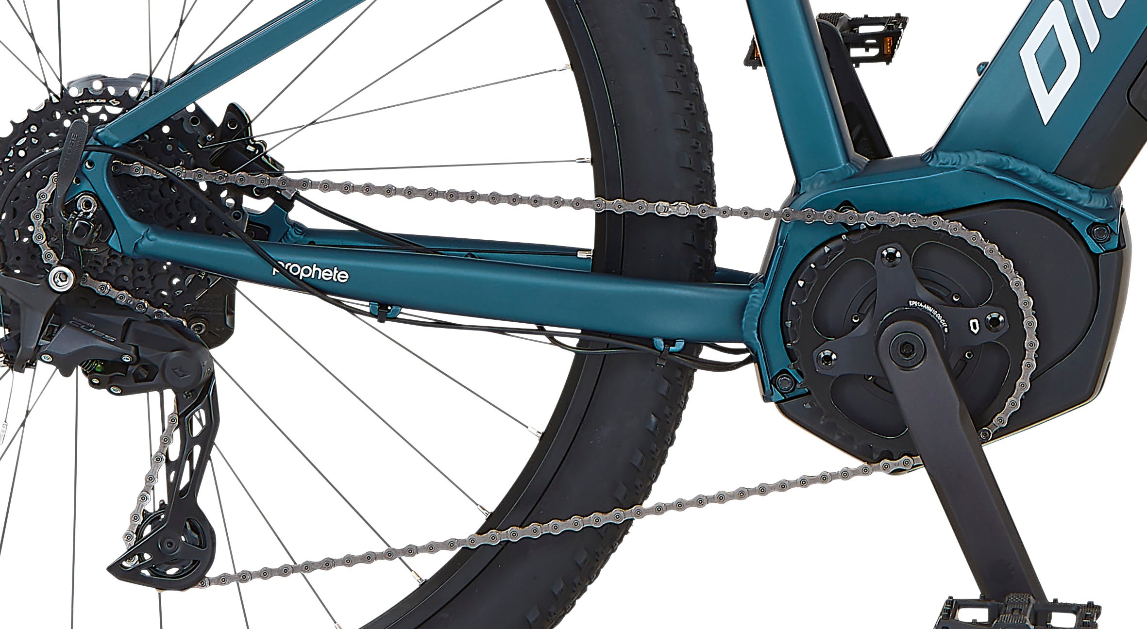 Prophete E-Bike »Dice 3.8«, 10 Gang, Shimano, Cues, Mittelmotor 250 W