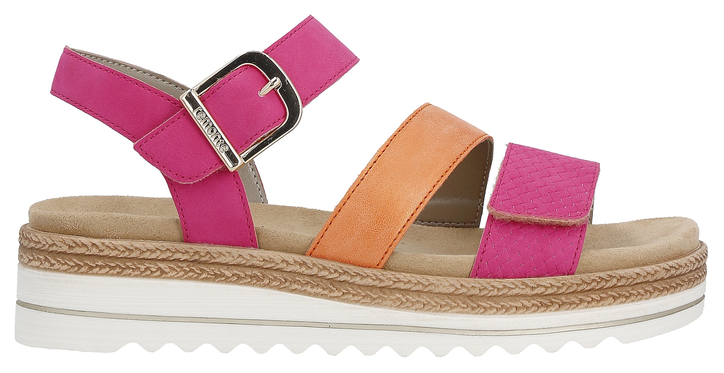 Remonte Keilsandalette  Keilabsatz, Sommerschuh, Sandale in veganer Verarbeitung