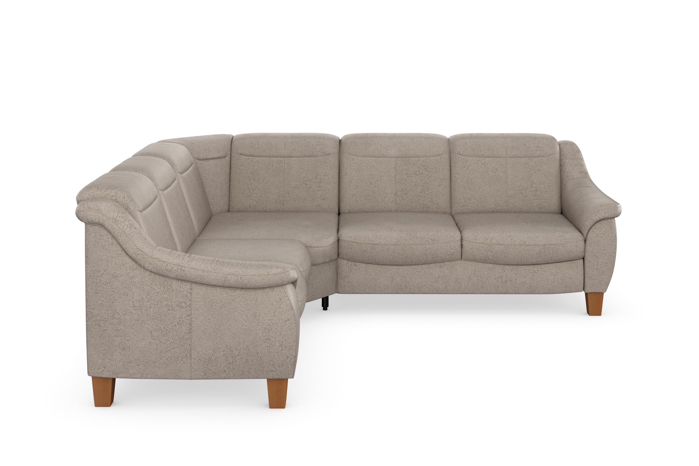 Home affaire Ecksofa »Caldera L-Form«, Federkern, wahlweise mit Kopfteilverstellung, Bettfunktion, Bettkasten