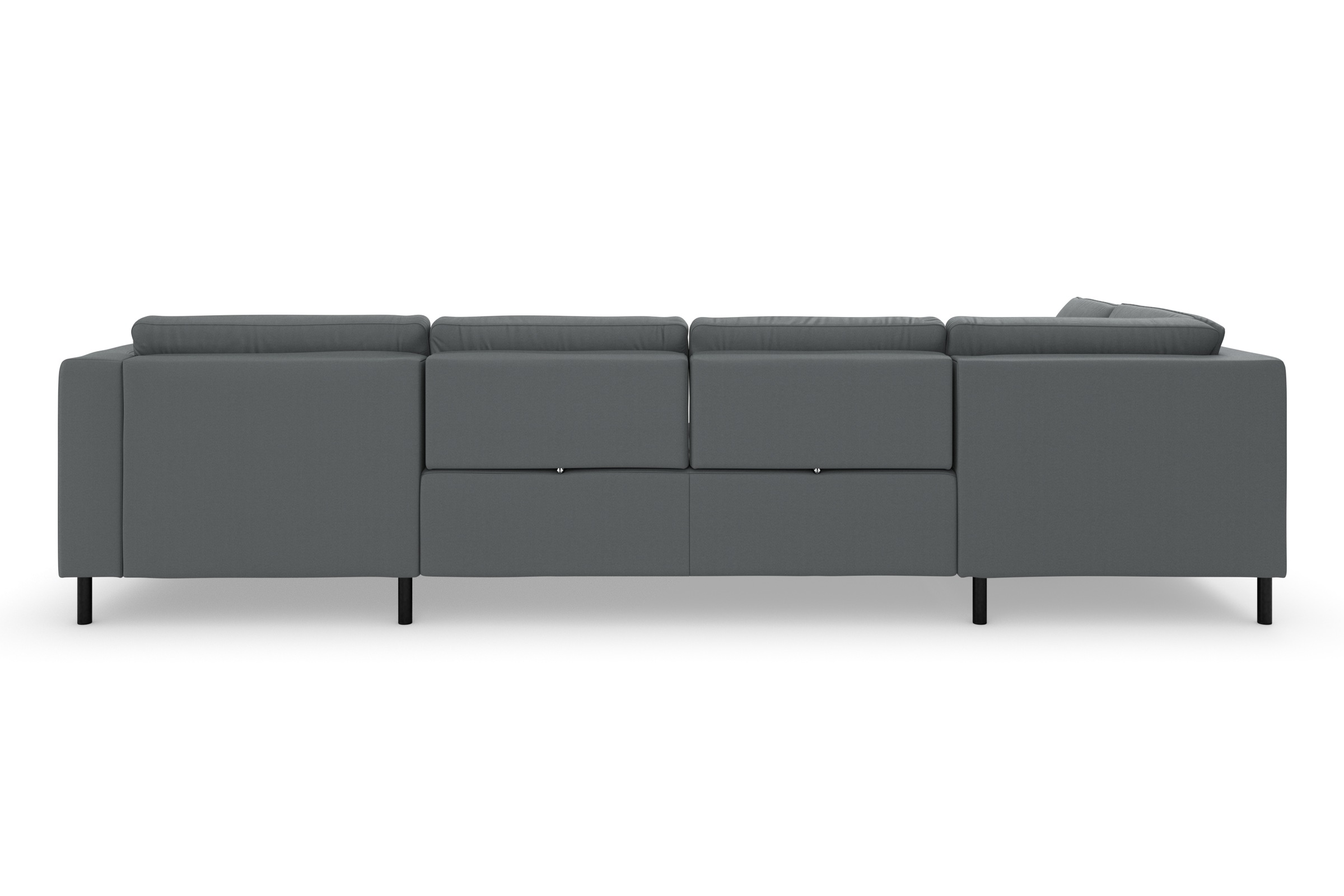 sit&more Wohnlandschaft »Olsen U-Form«, inklusive Sitztiefenverstellung, wahlweise mit Bettfunktion, 15cm hoch
