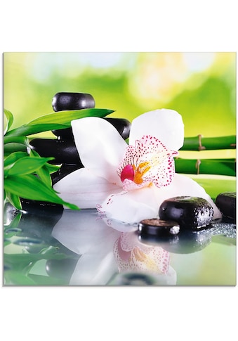 Artland Glasbild »Spa Steine Bambus Zweige Orchidee«, Zen, (1 St.) kaufen