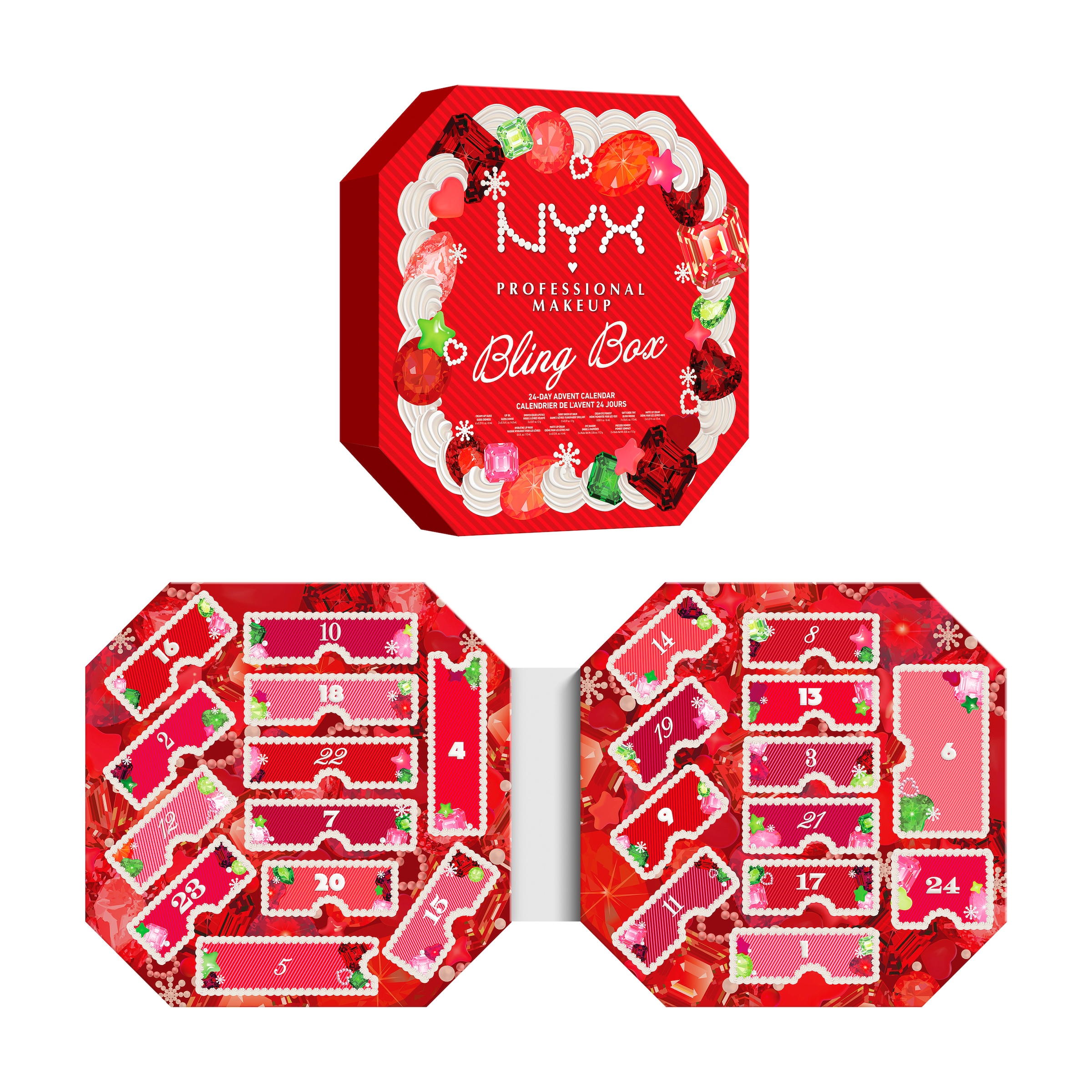NYX PROFESSIONAL MAKEUP Kosmetik-Adventskalender »NYX Professional Makeup Bling Box Adventskalender« ab 13 Jahren