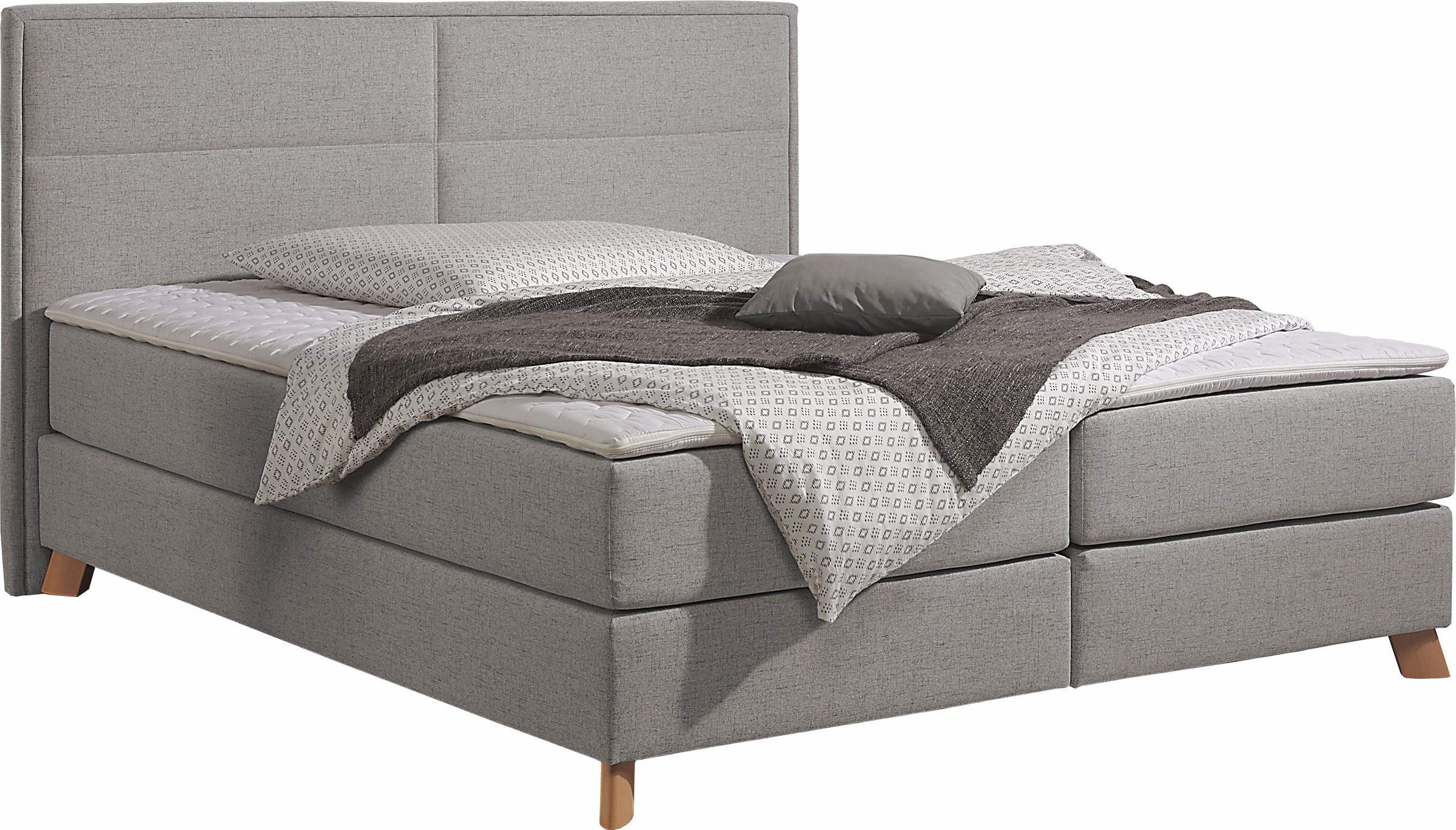 Home affaire Boxspringbett »Caria« in 5 Breiten, 3 Matratzen-Ausführungen, günstig online kaufen