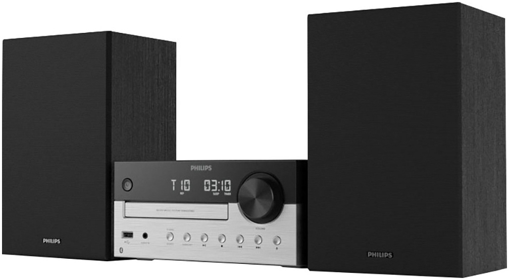 PHILIPS Stereoanlage »TAM4505M2« (A2DP Bluetooth AVRCP Bluetooth Bluetooth Digitalradio (DAB+) UKW mit RDS 80 W) Schwarz Philips Home...