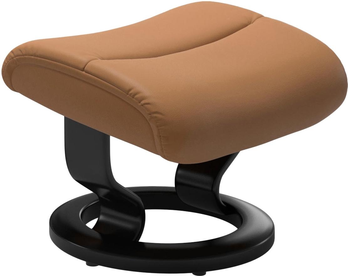 Stressless® Relaxsessel »View«, (Set, Relaxsessel mit Hocker), mit Classic Base, Größe M,Gestell Schwarz