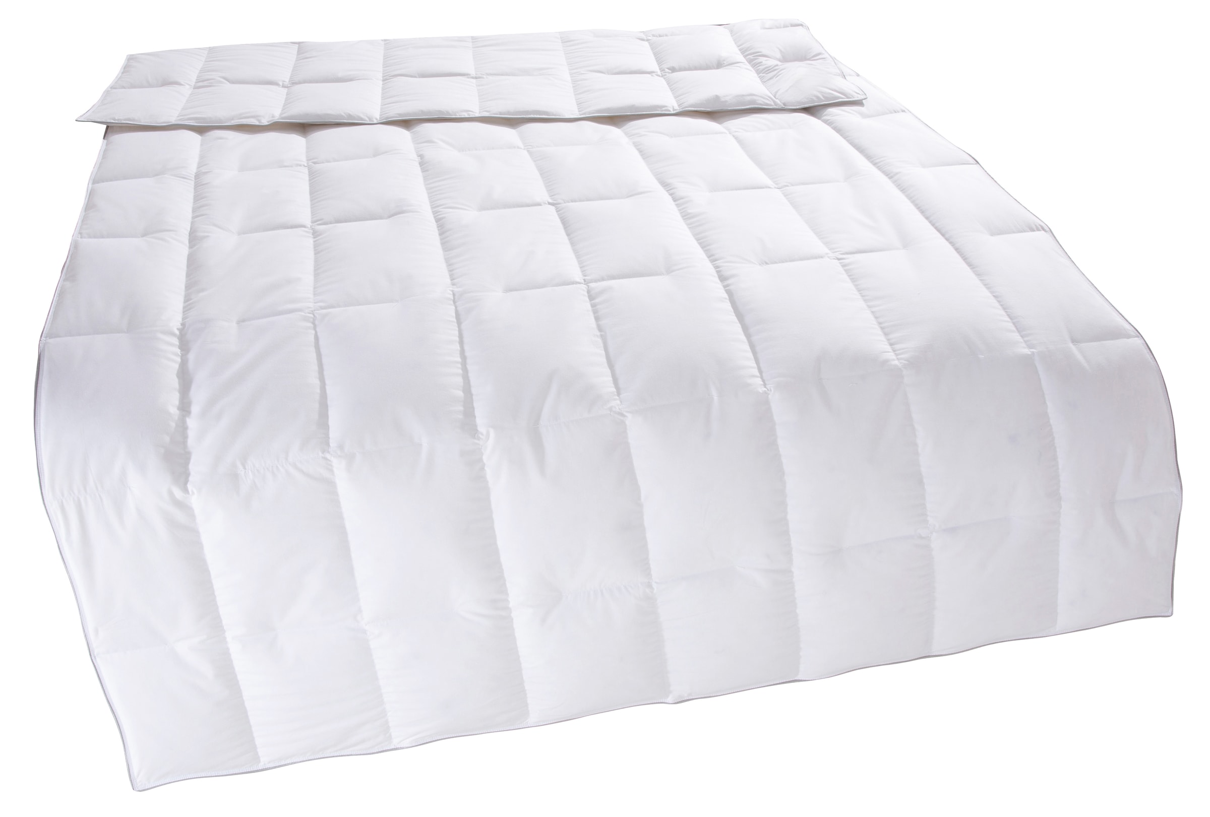 OTTO home Daunenbettdecke + Kopfkissen »Moulle, Bettdecke in 135x200 cm, 155x220 cm, 2-tlg.« Set mit Kissen 40x80 cm, 80x80 cm, Sommer, Winter, Made in Germany