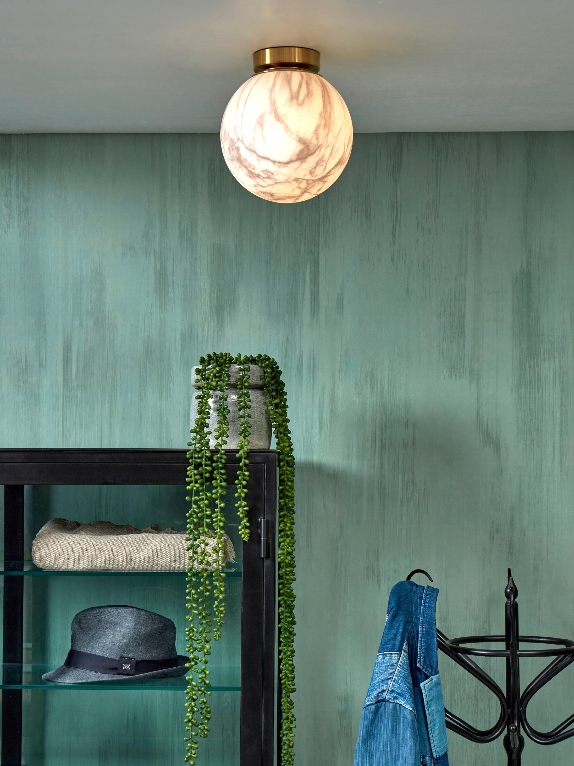 it's About RoMi Deckenleuchte »CARRARA«, 1 flammig, Leuchtmittel E14 | LED wechselbar, Marmor Look