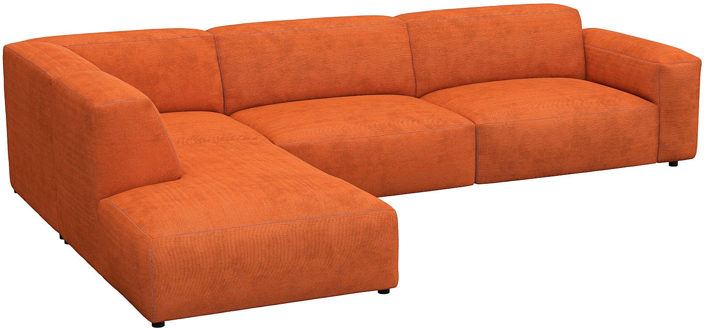 FLEXLUX Ecksofa »Lucera, super bequem durch hochwertigen Sitzaufbau mit Kal günstig online kaufen