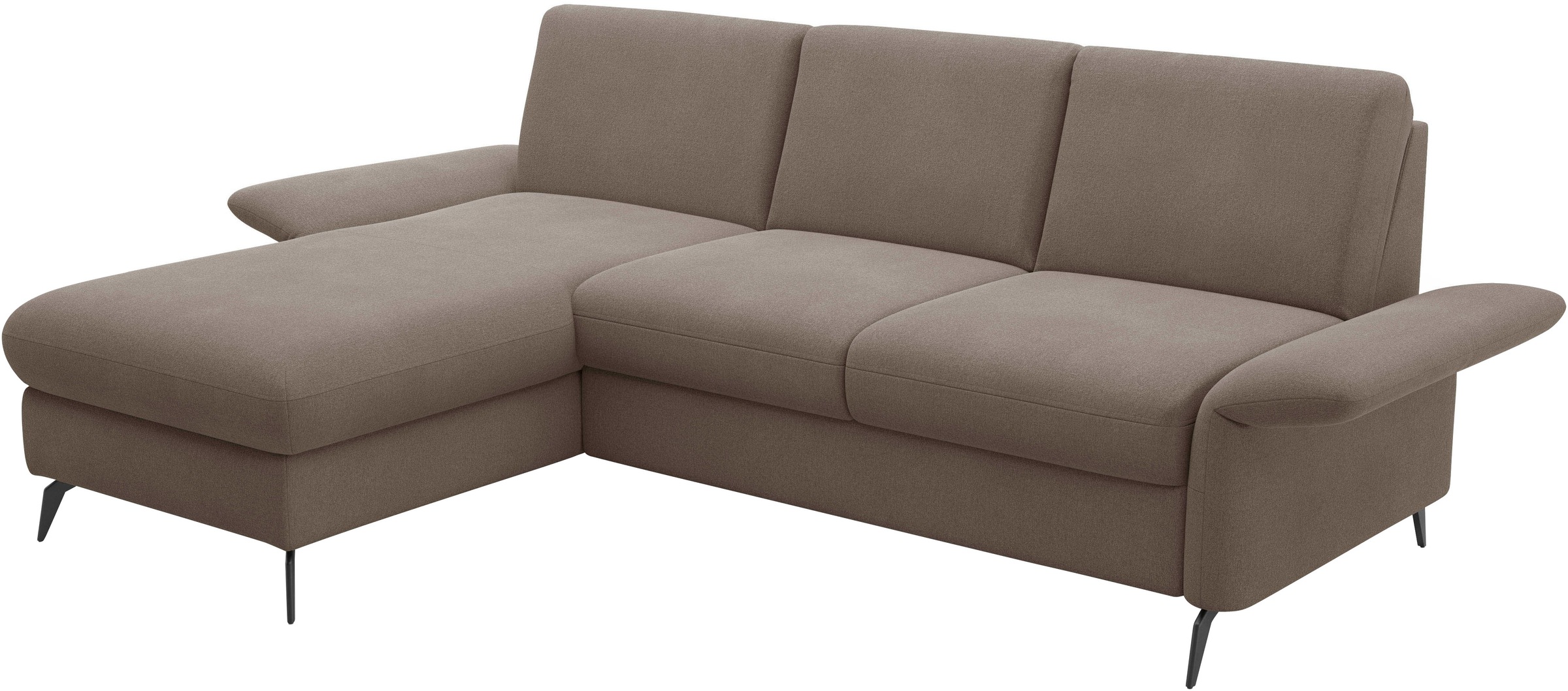 Home affaire Ecksofa »Rochelle«, optional: Armteilverstellung, klappbar, Bettkasen