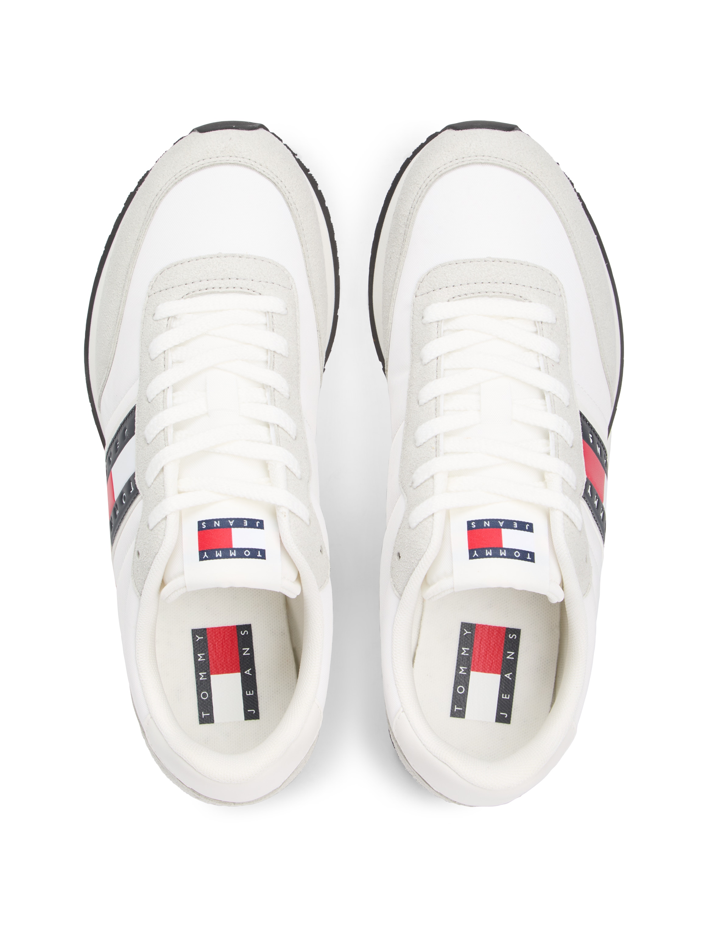 Tommy Jeans Sneaker »TJM  CLASSIC RUNNER«  Freizeitschuh, Halbschuh, Schnürer mit Kontrastbesätzen
