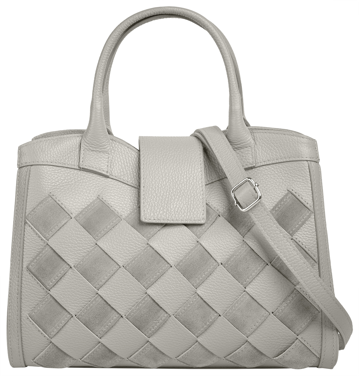 Samantha Look Henkeltasche, echt Leder, Made in Italy