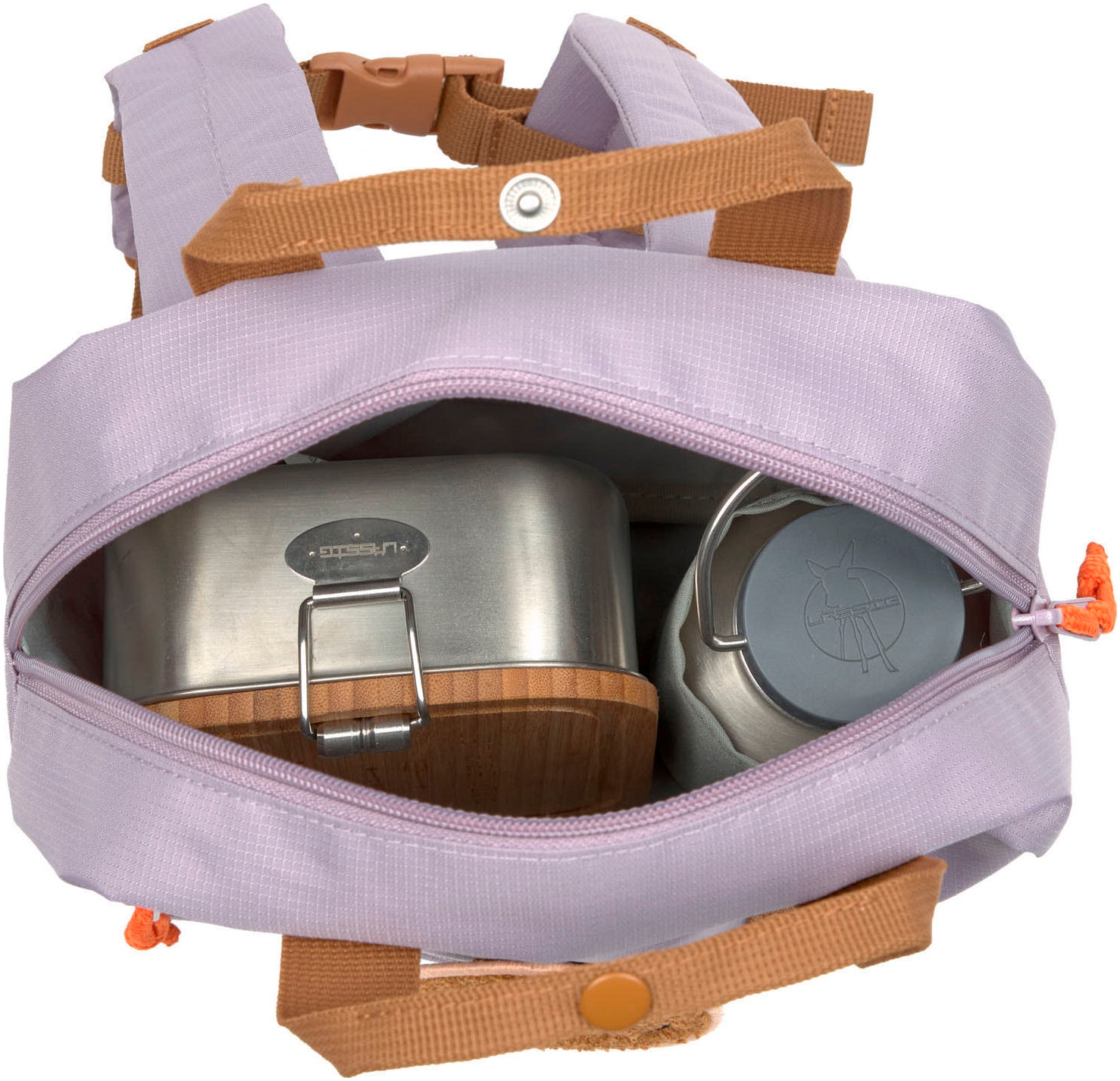 LÄSSIG Kinderrucksack »Little Gang, Mini Square Backpack, lilac«