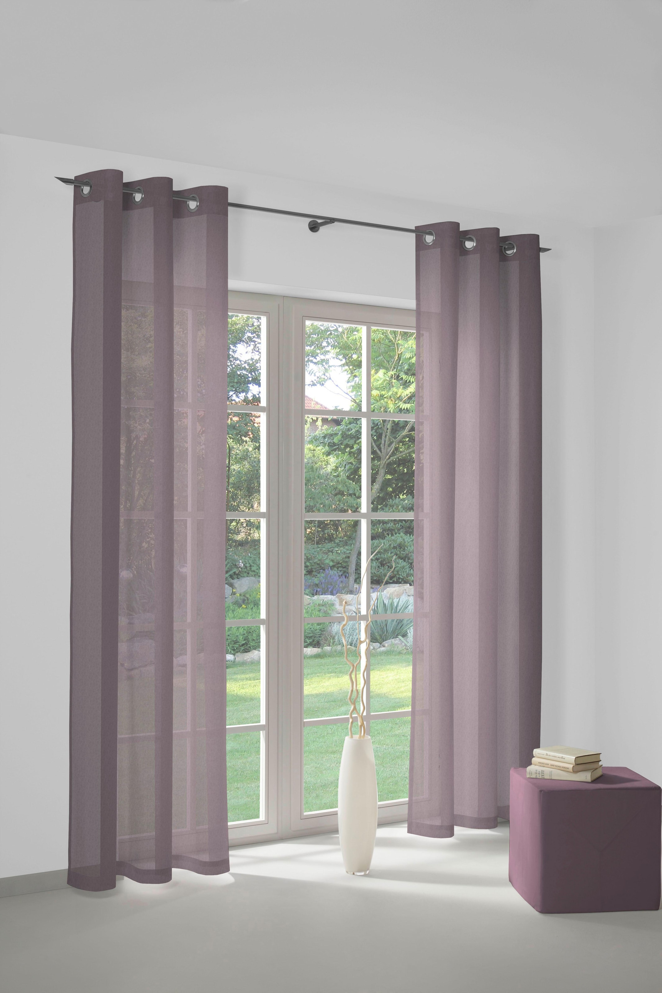 Wirth Vorhang »Sunday« Ösen 1 Stk. tlg. günstig online kaufen