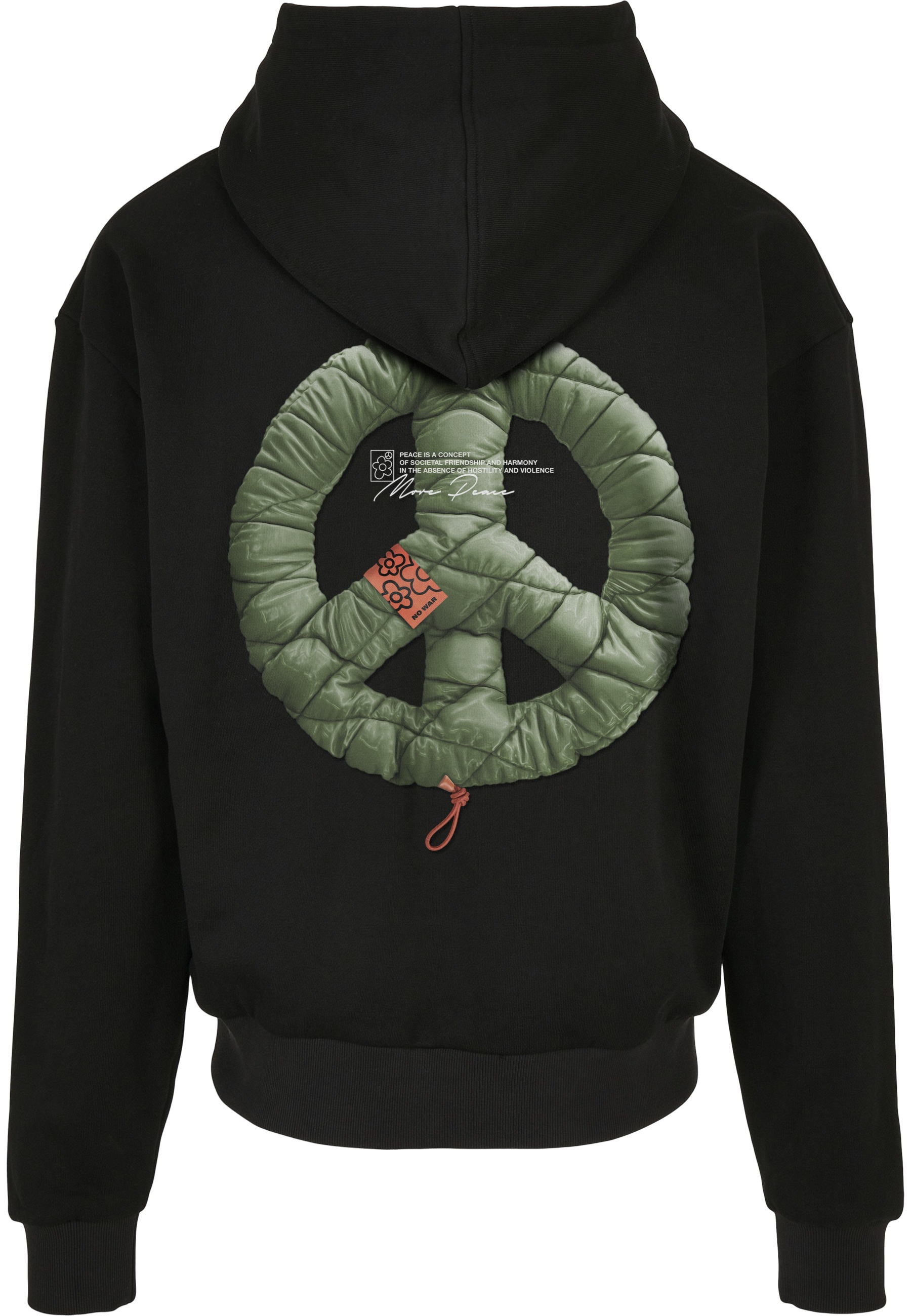MisterTee Langarmshirt »MisterTee Unisex Puffer Peace Heavy Oversize Zip Hoody« 1 Stk.
