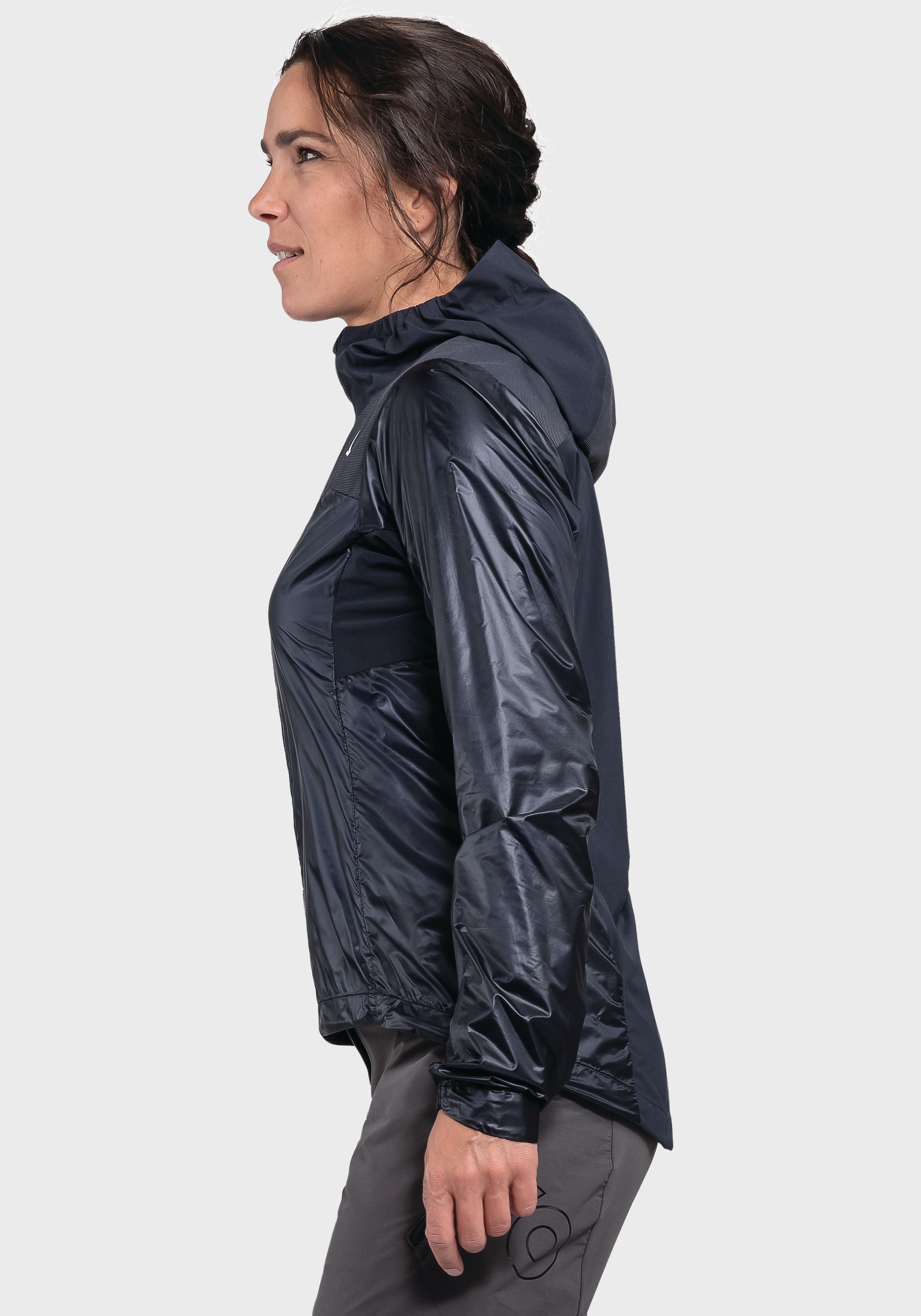 Schöffel Outdoorjacke »Hybrid Jkt Flow Trail L«, mit Kapuze