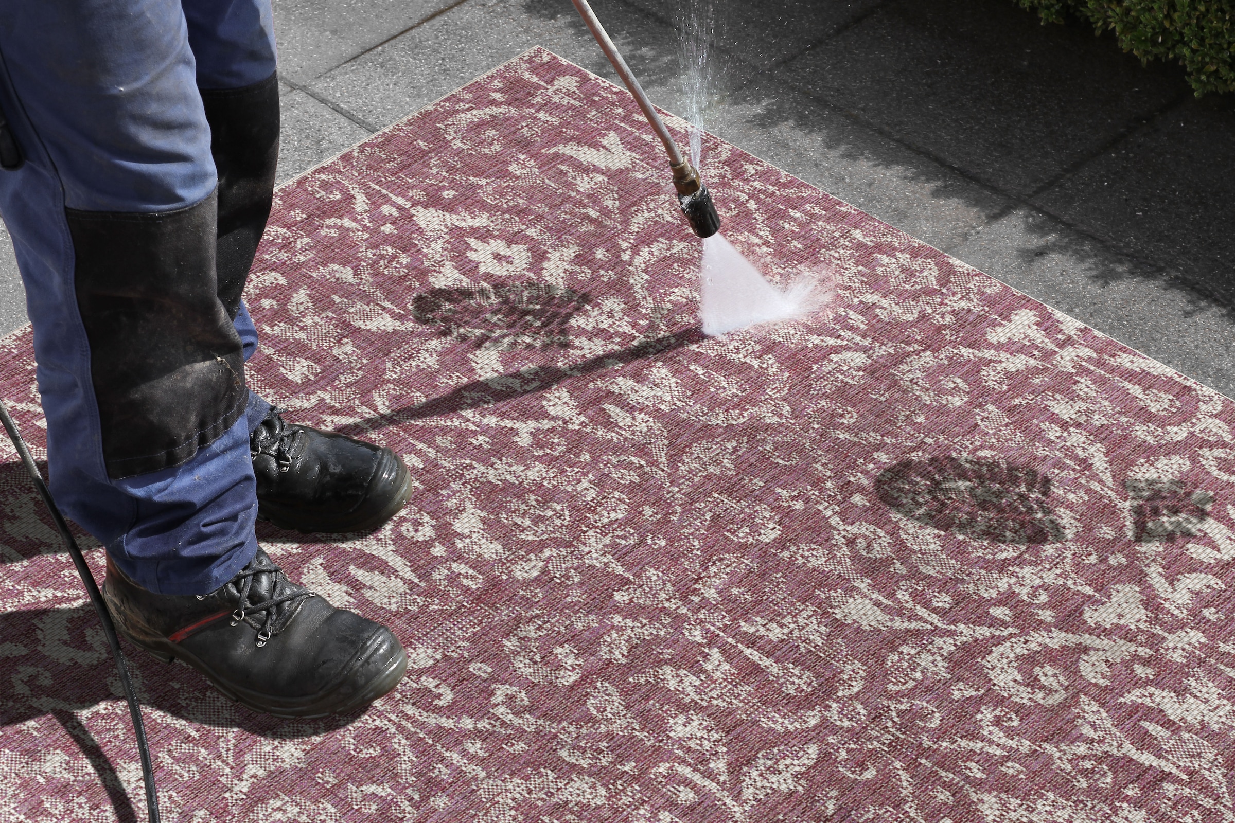 NORTHRUGS Läufer »Hatta«, rechteckig, 4 mm Höhe, In-und Outdoor geeignet, Strapazierfähig und pflegeleicht, Flachgewebe