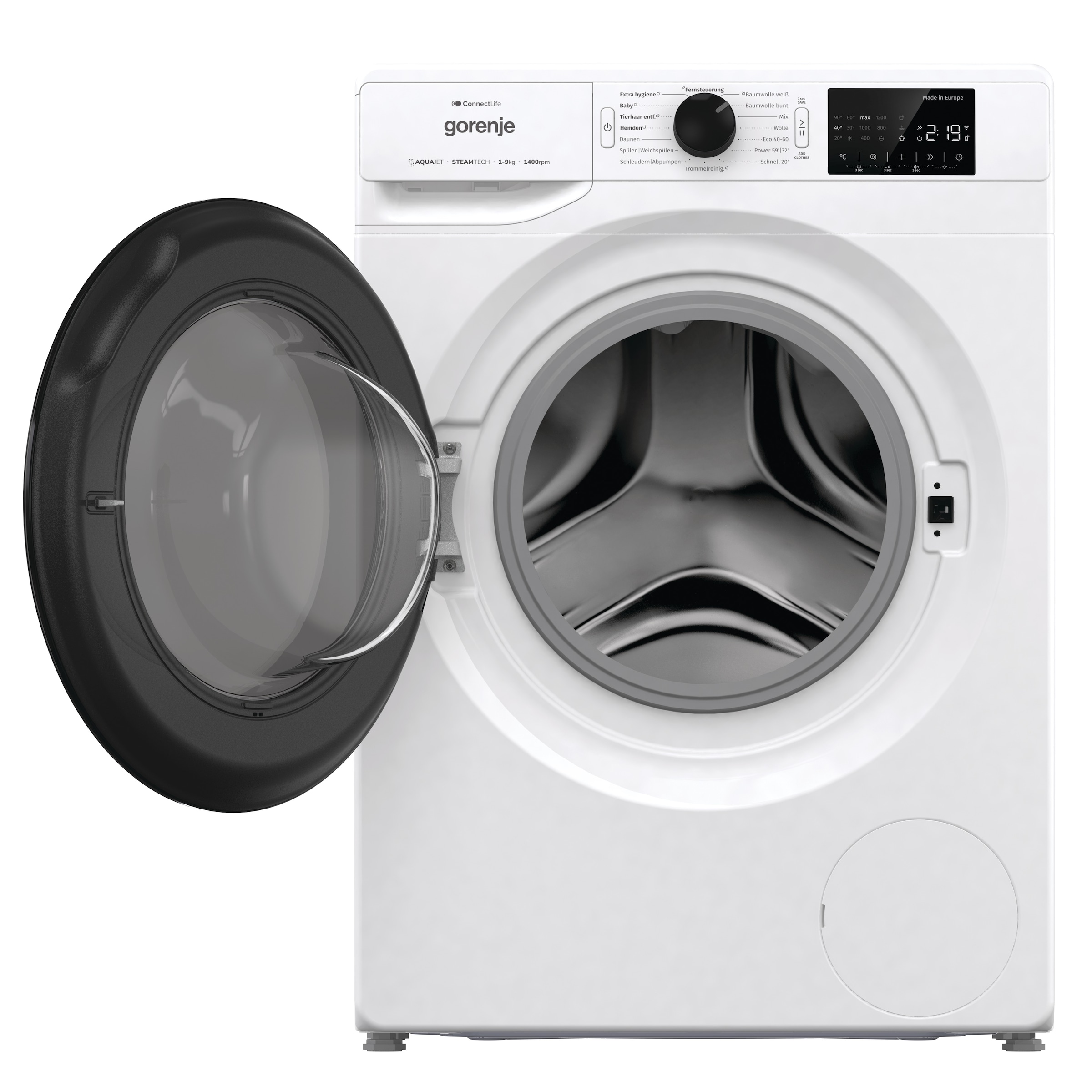 GORENJE Waschmaschine »WPNEI94DA1TS«, 9 kg, 1400 U/min, Energieklasse A-10%