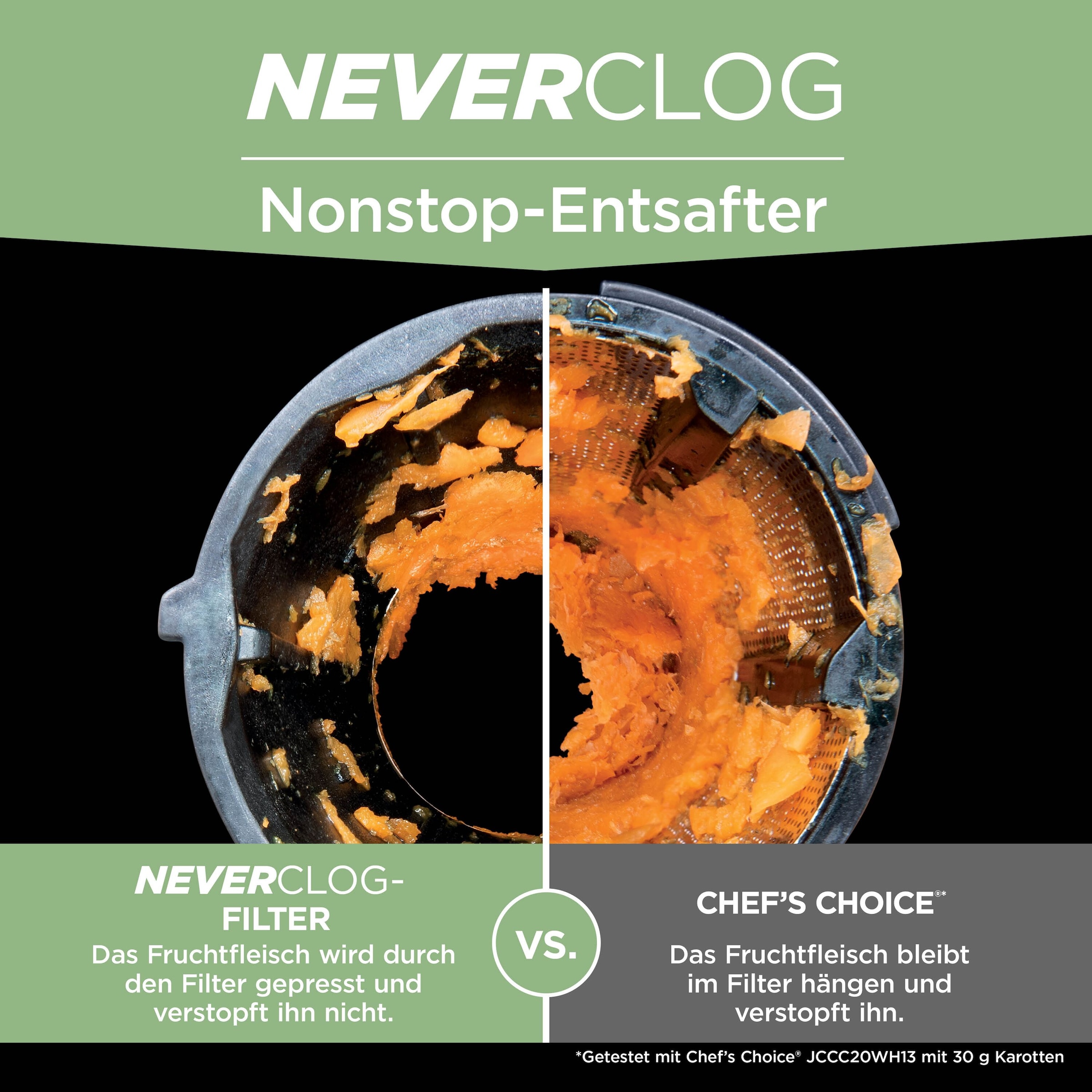 NINJA Entsafter »NeverClog Kaltentsafter« 150 W vielseitigen Ninja 3-in-1 Kaltentsafter