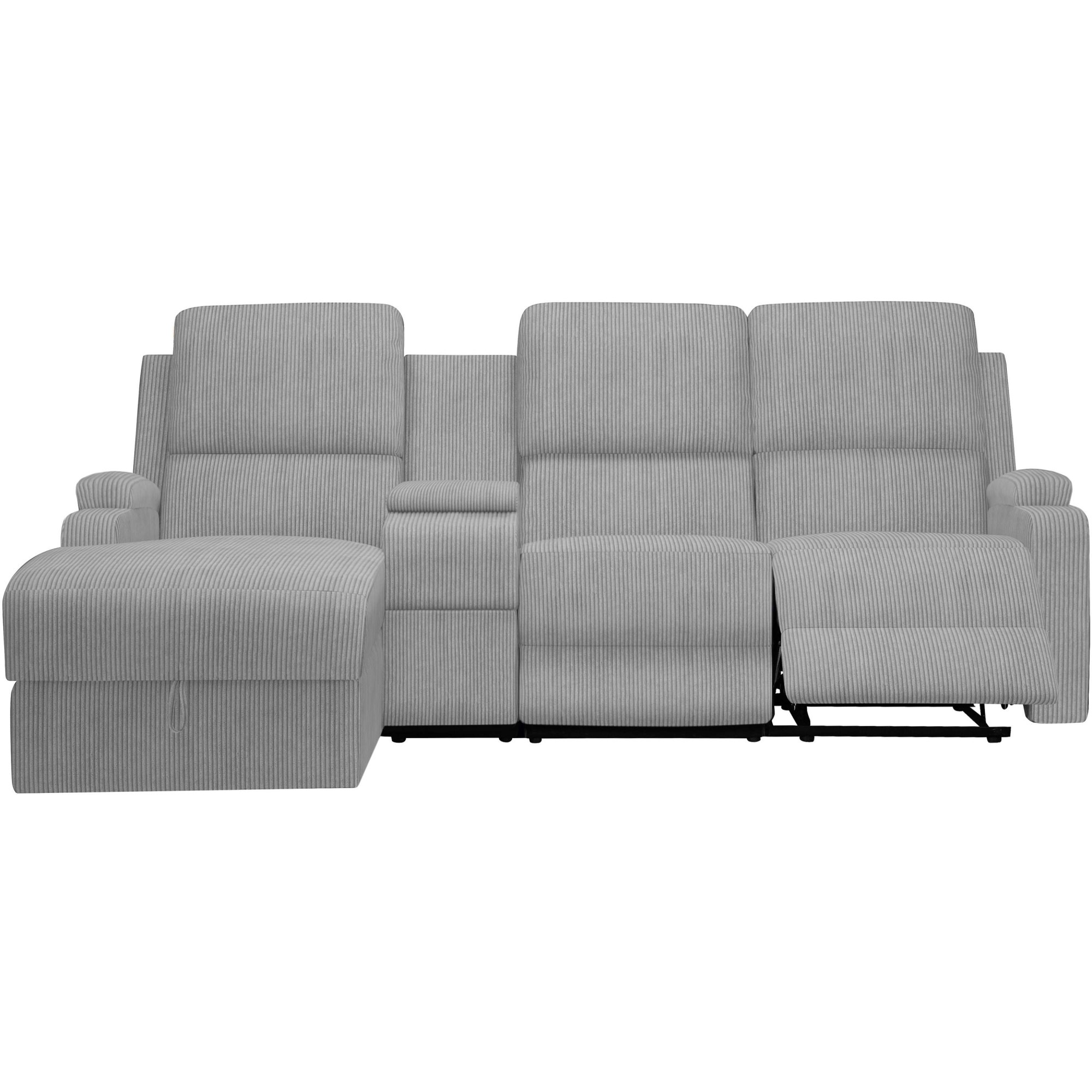 Home affaire Ecksofa »NAPORI Multimediasofa, 3er Kinosessel XXL, L-Form, Co günstig online kaufen