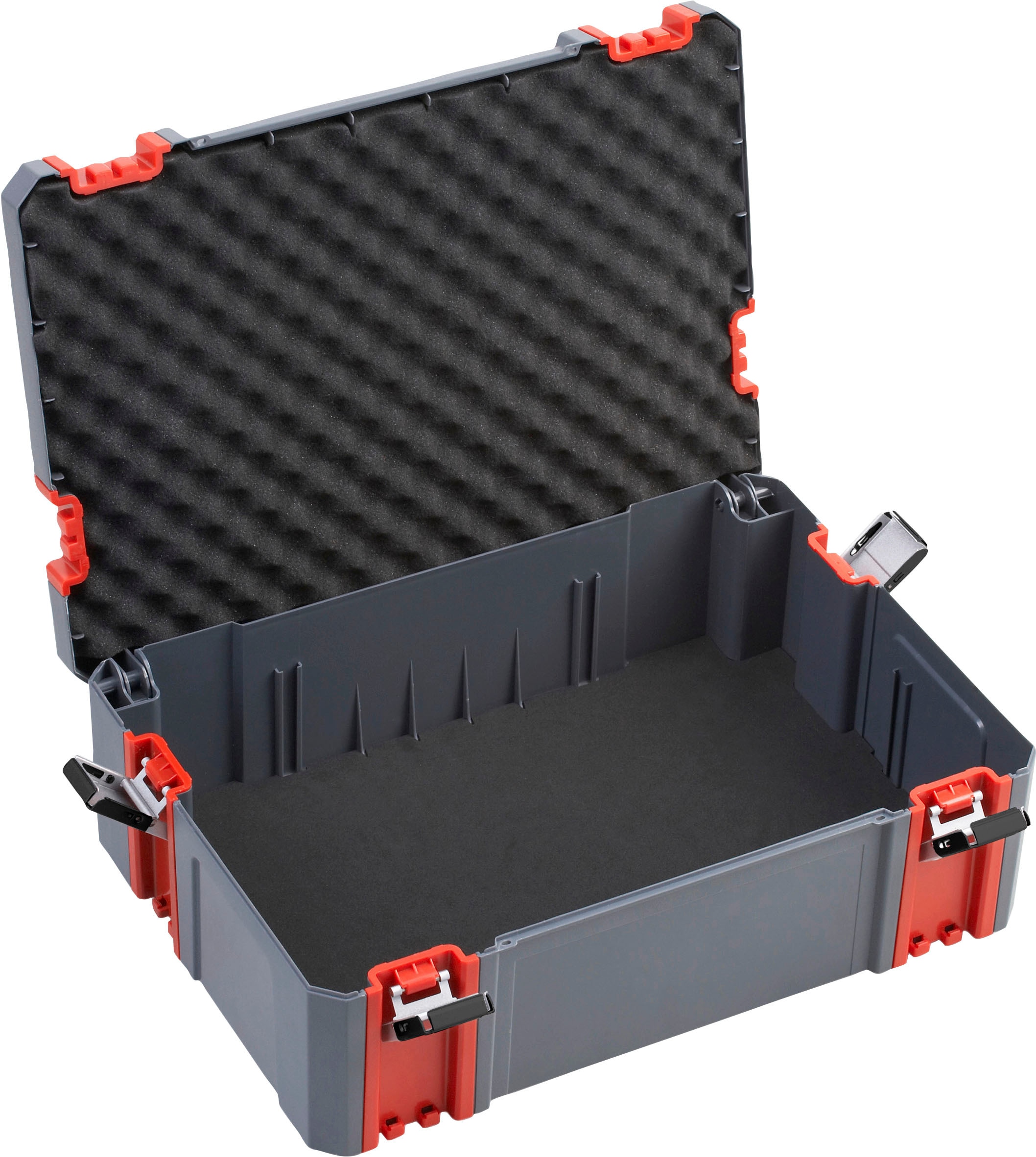 Connex Stapelbox »Größe M - 20,5 Liter Volumen - Individuell erweiterbares System«, 80 kg Tragfähigkeit - Stapelbar - robustem Kunststoff