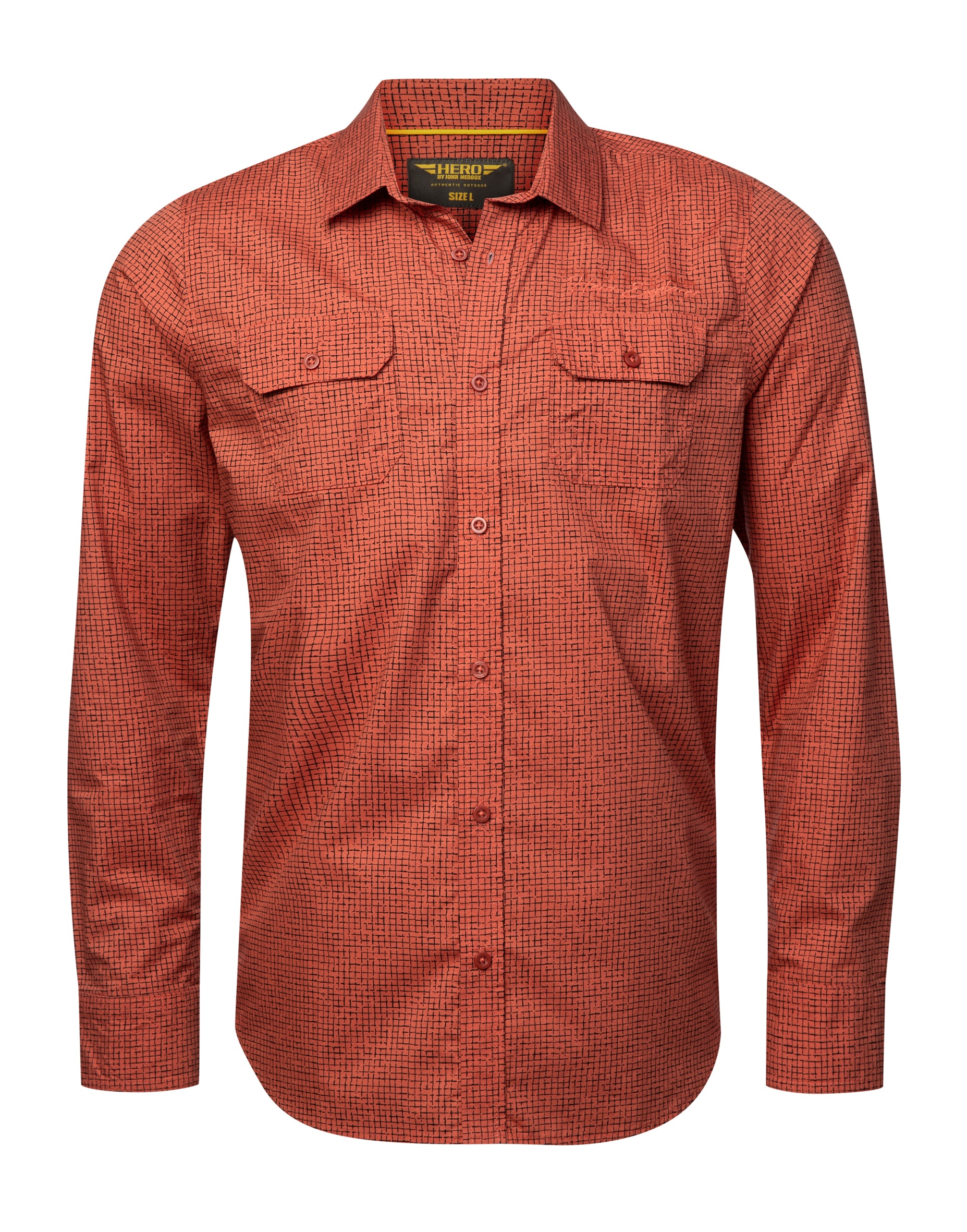 HERO by John Medoox Flanellhemd »HARRY Langarmhemd«