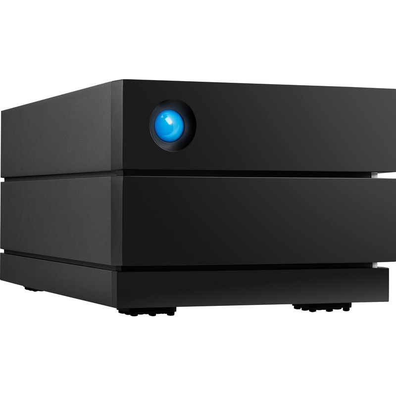 LACIE HDD-NAS-Festplatte »2big RAID« 36 TB Anschluss Thunderbolt 3 USB 3.0 USB-C schwarz Funktioniert mit USB-C-Host: USB 4, USB 3.0,...